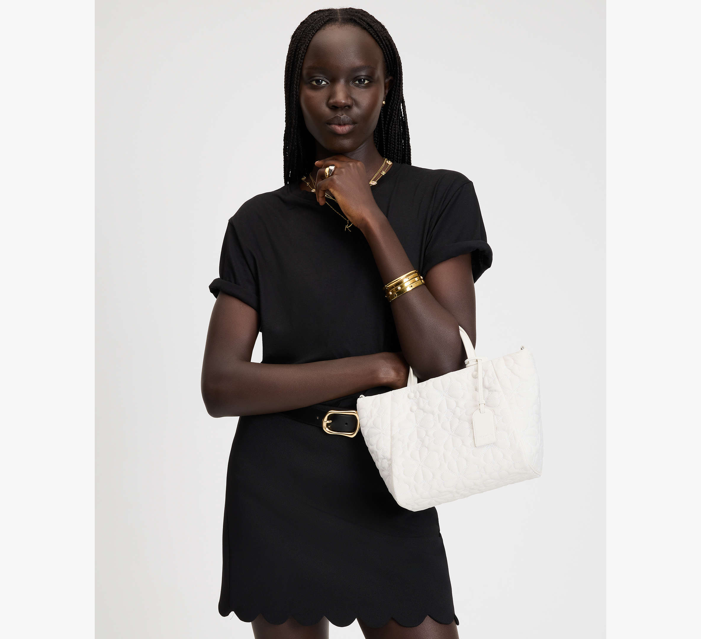 Tilly Quilted Small Tote Bag