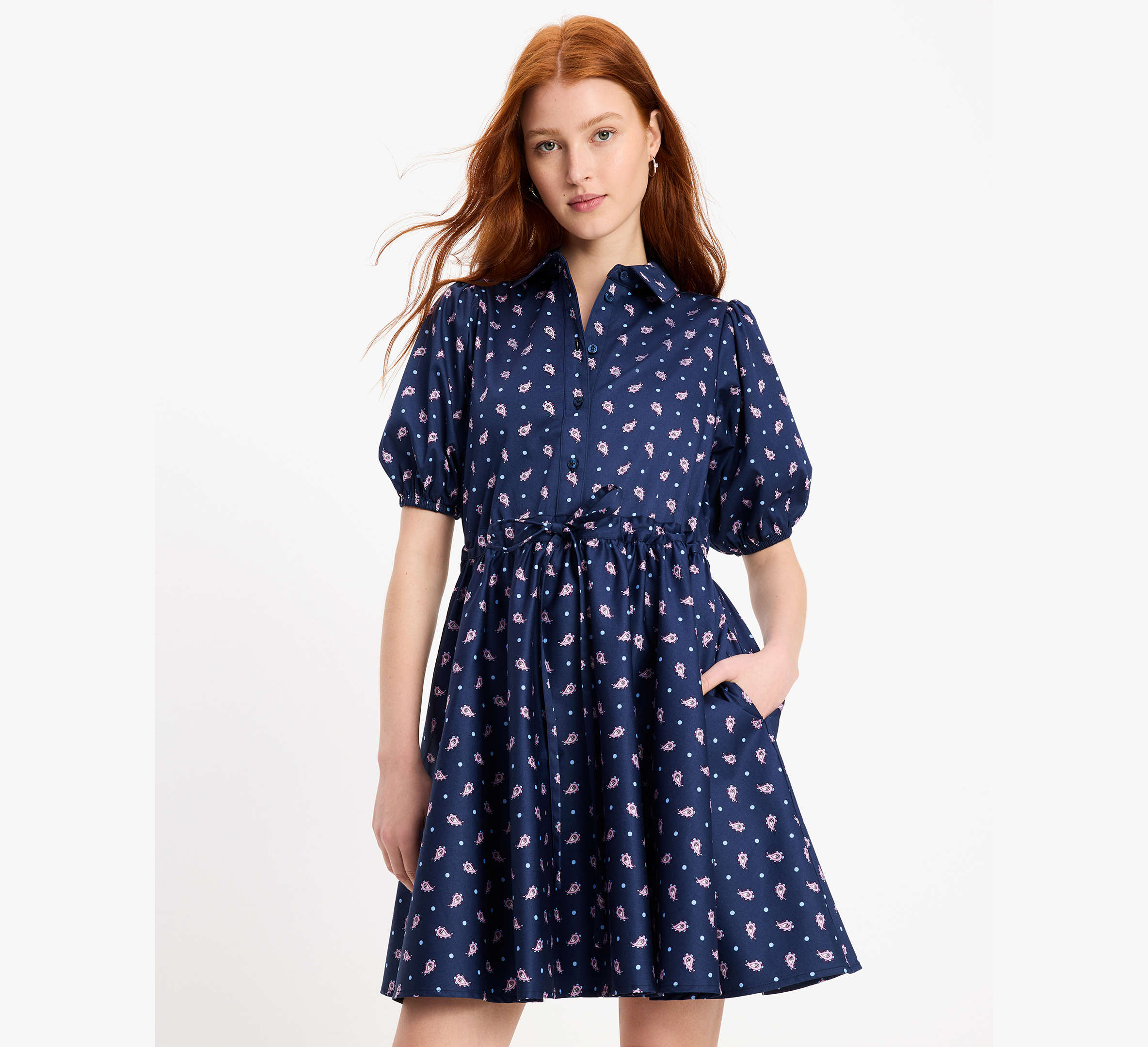 Paisley Foulard Millie Dress