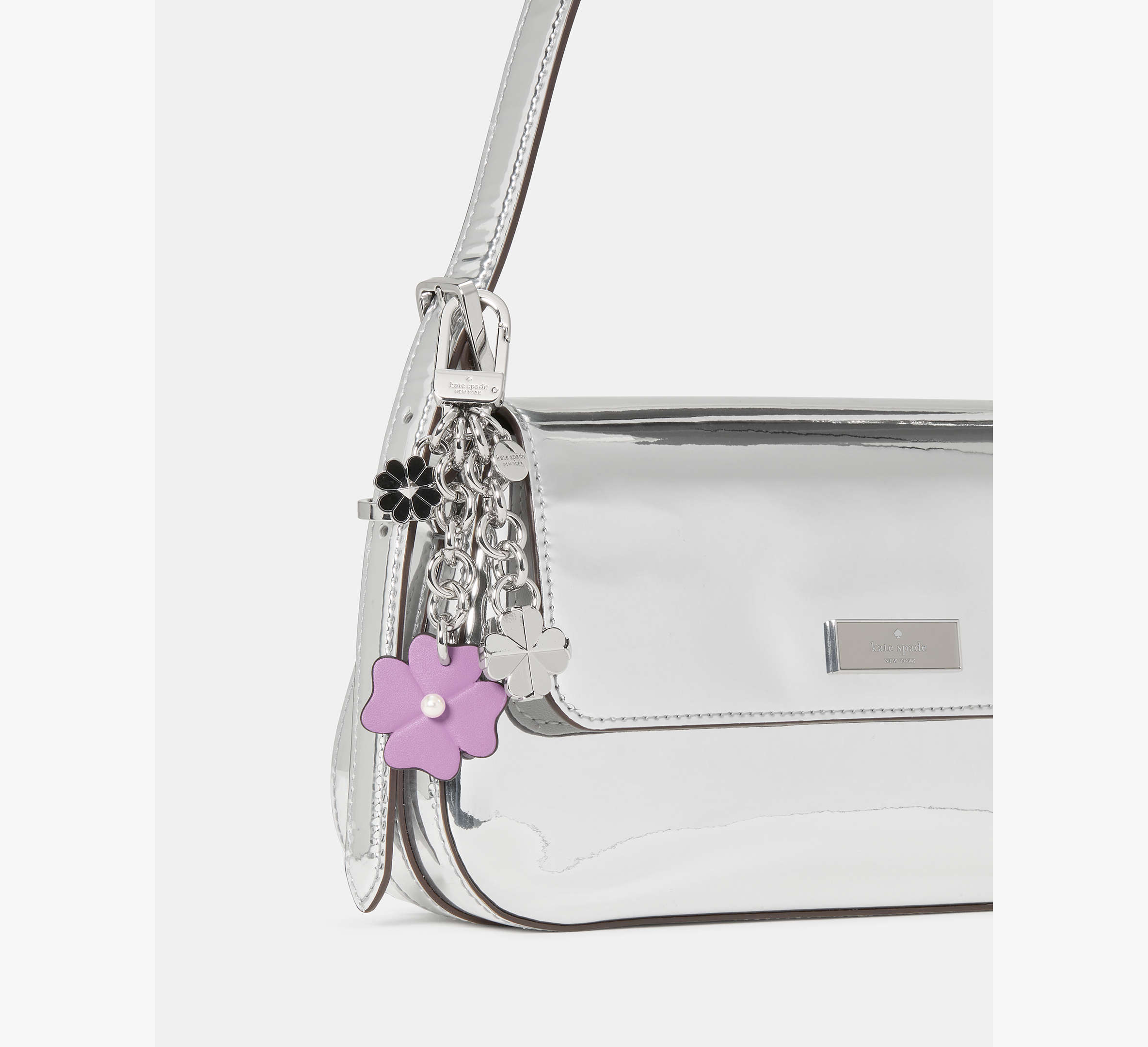 Flower Dangle Bag Charm