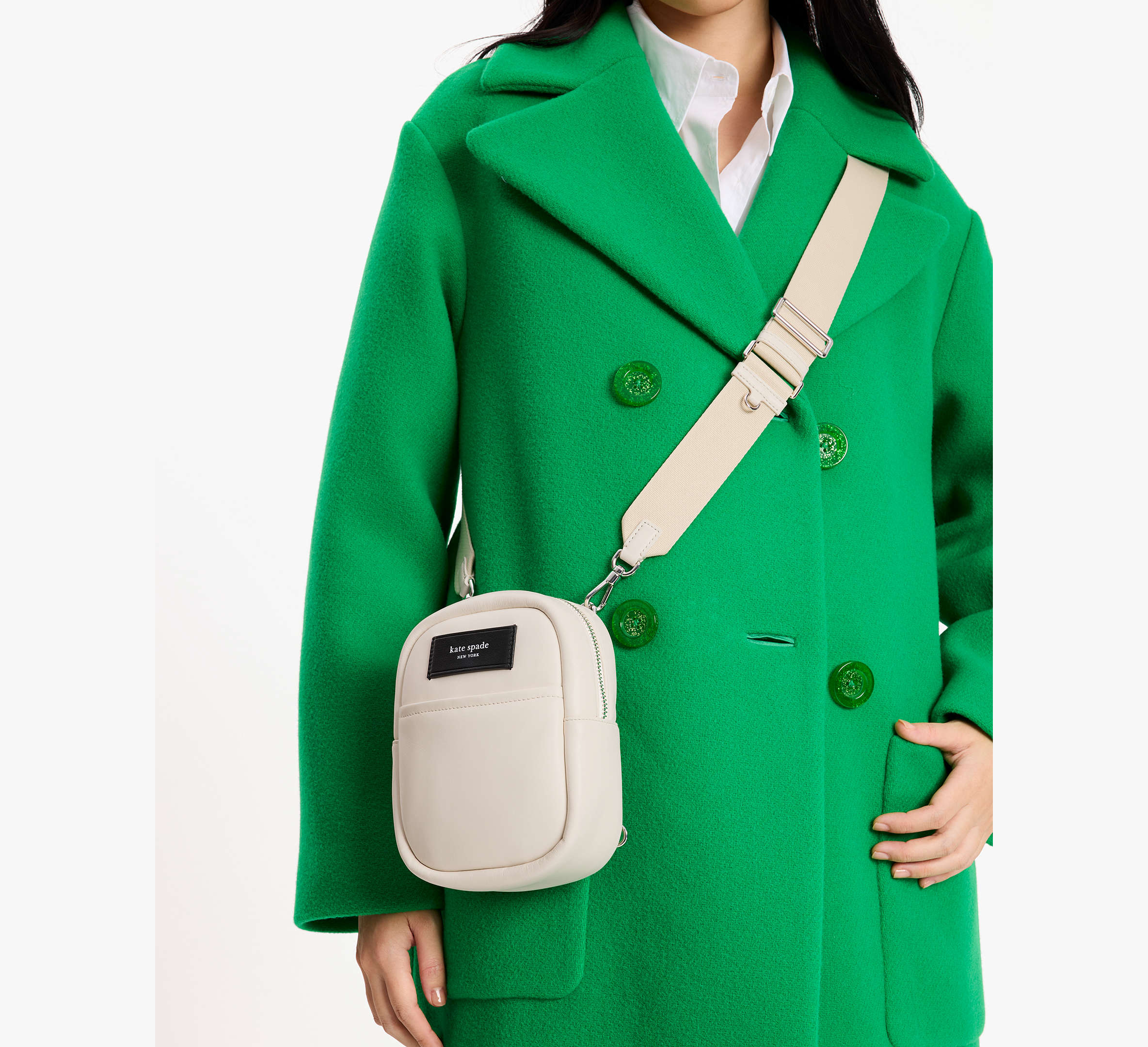 Label Small Convertible Crossbody