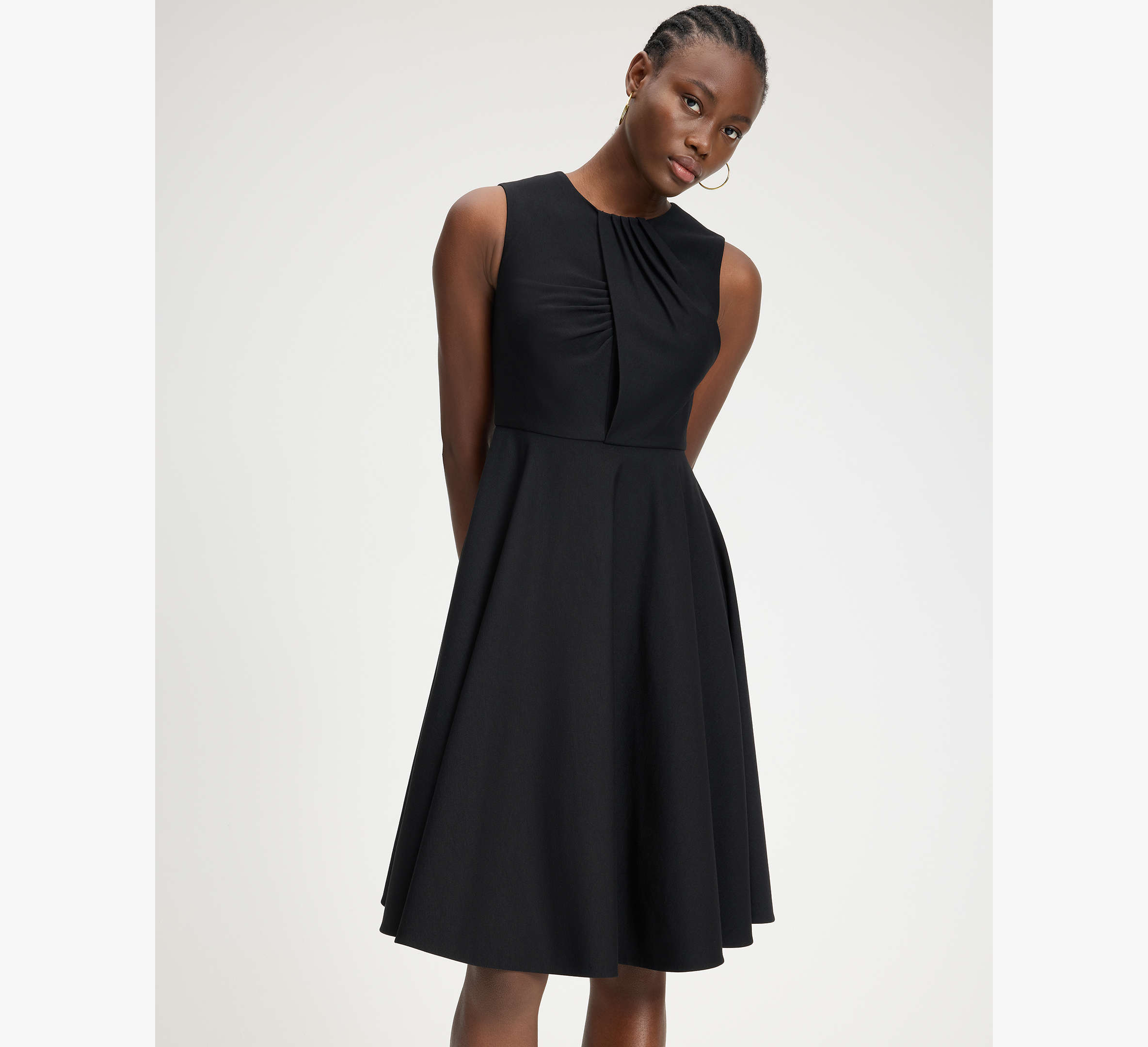 Flared Ponte Dress