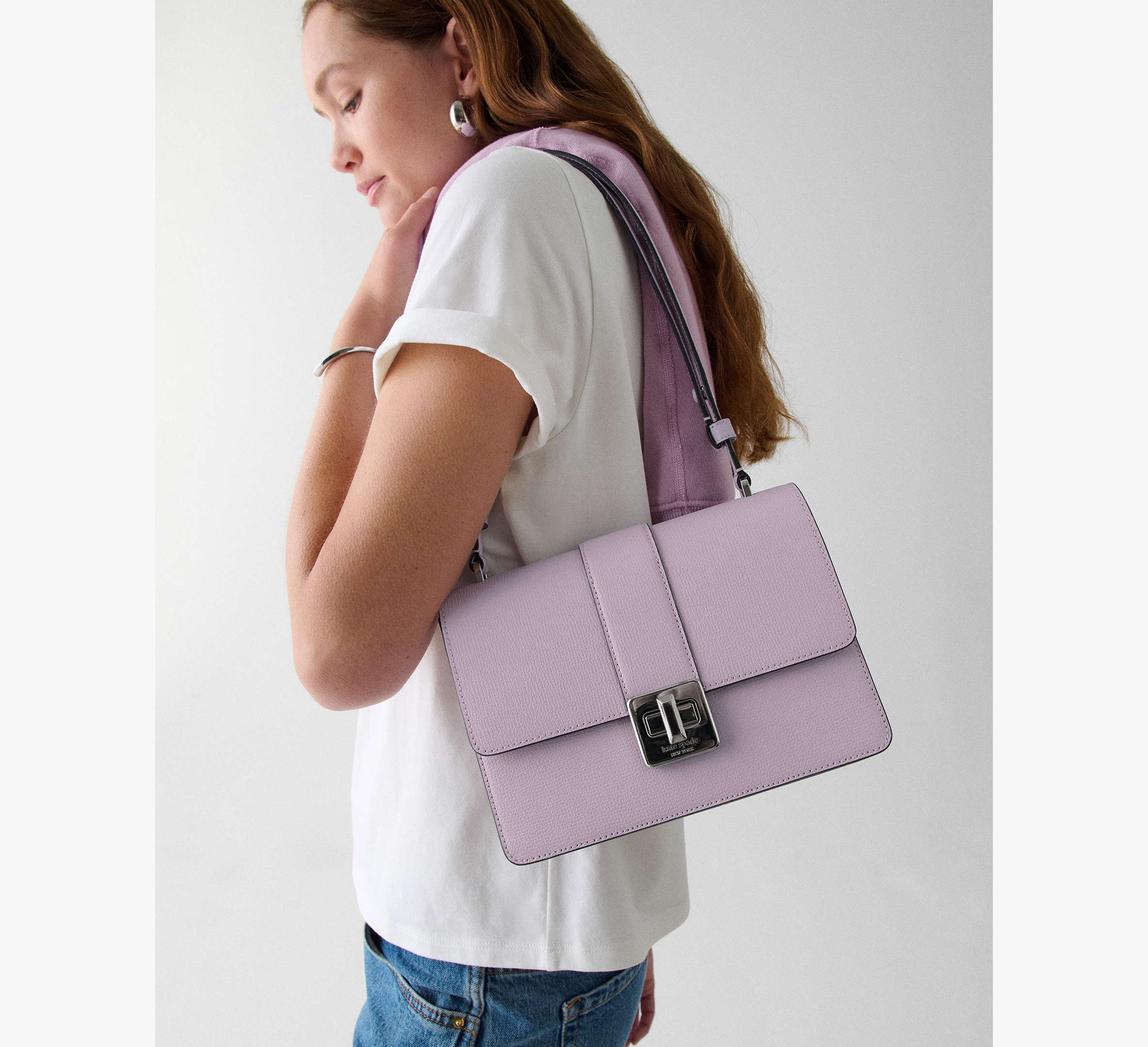 Phoebe Turnlock Shoulder Bag