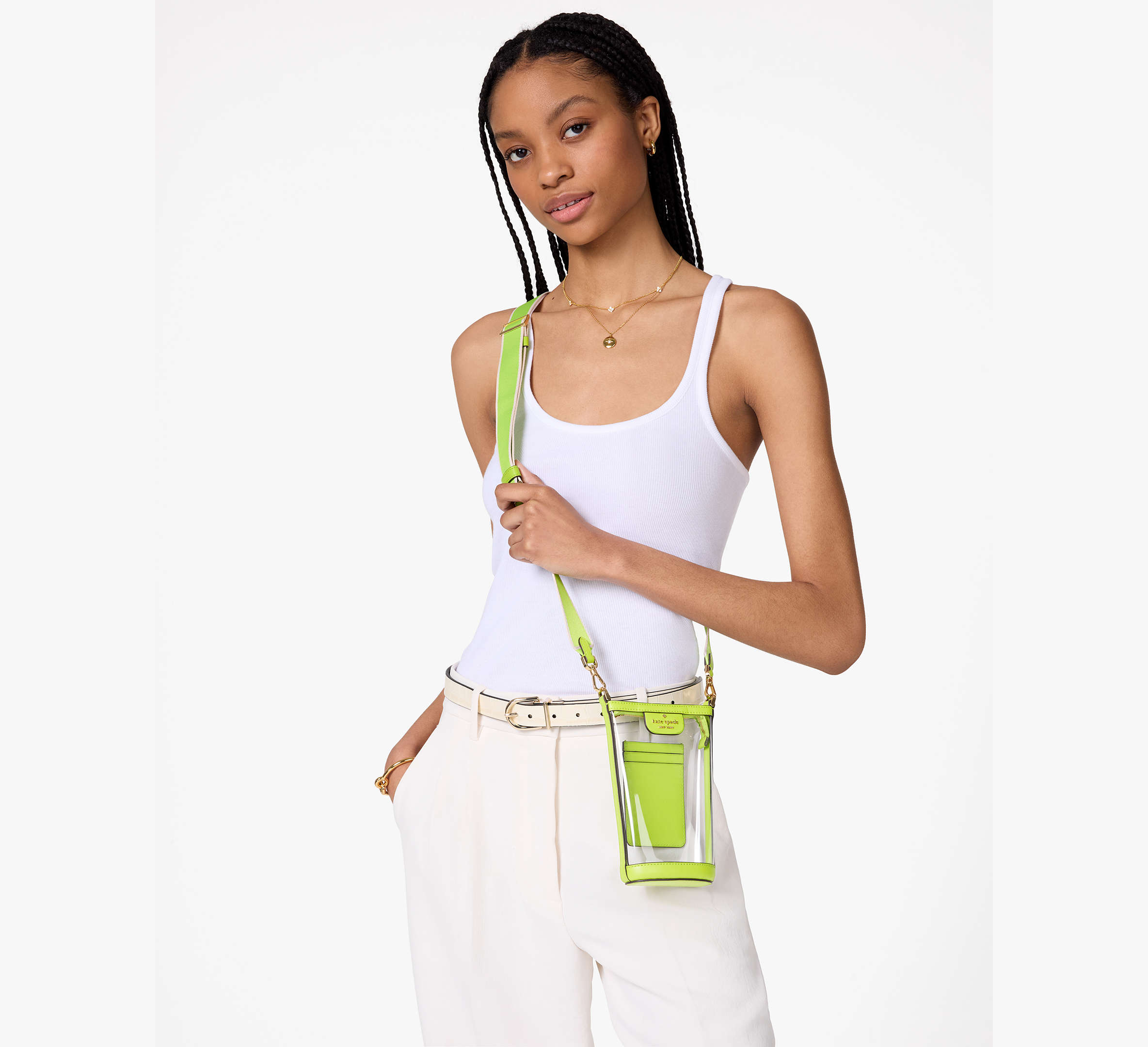 Clare Clear Phone Crossbody