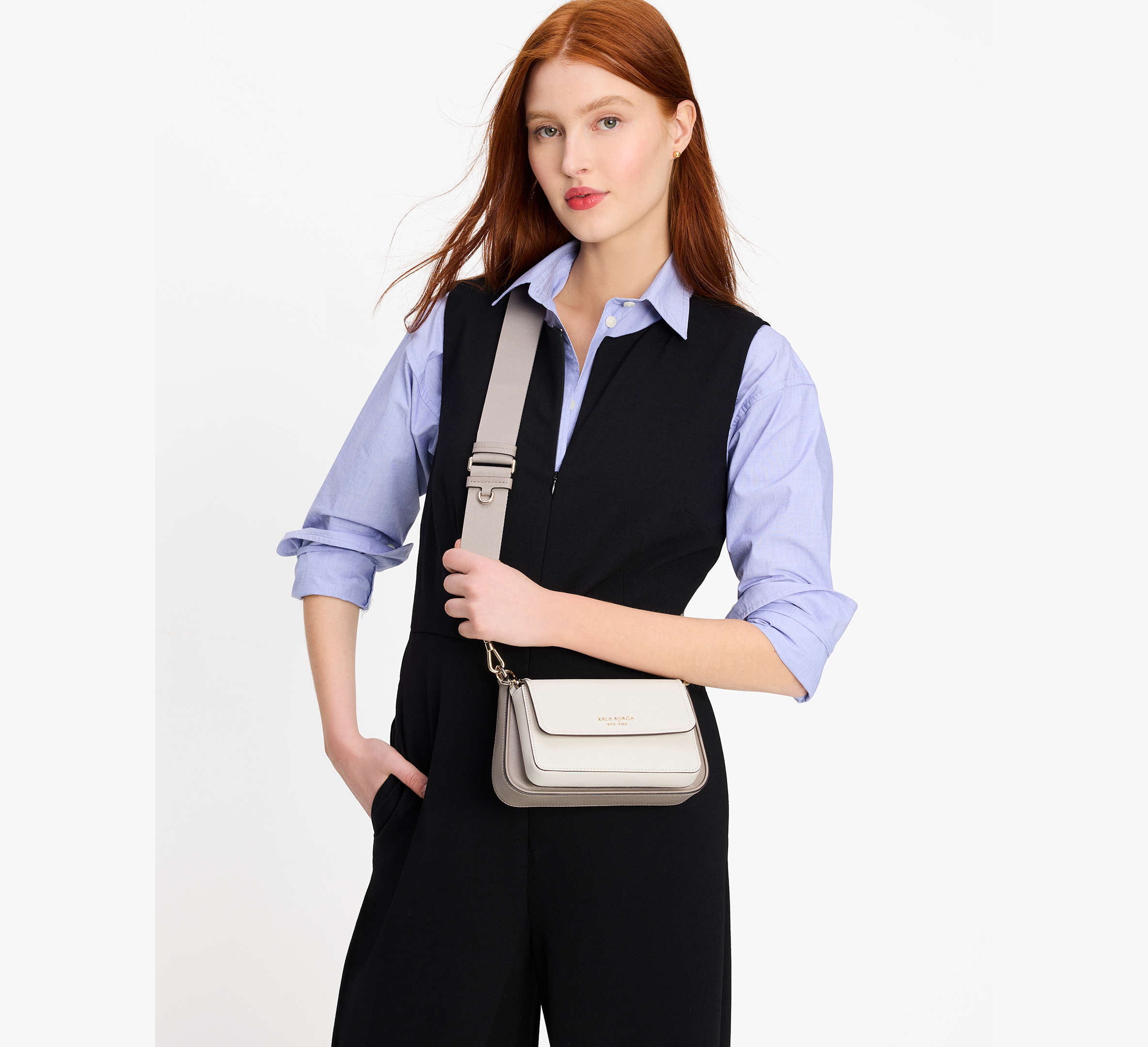 Double Up Colorblocked Crossbody