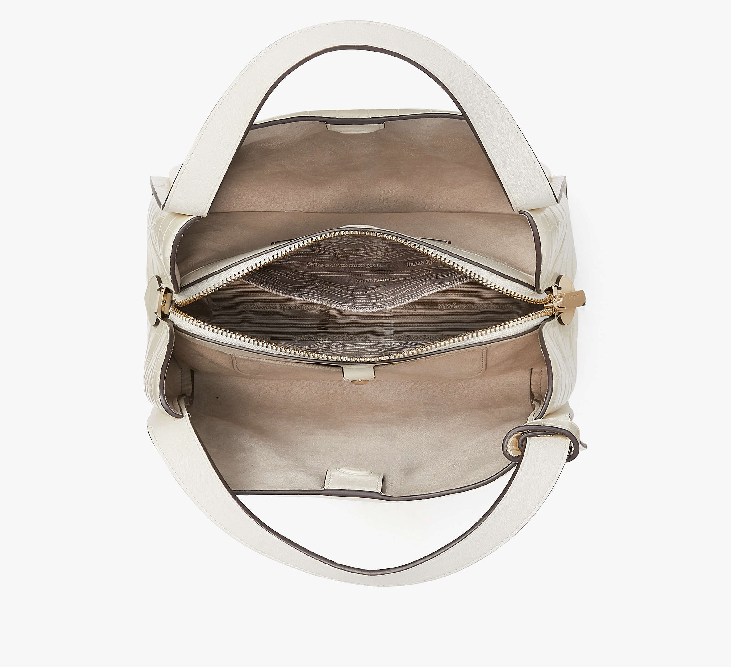 Kate Spade Knott Croc-embossed Medium Crossbody Tote