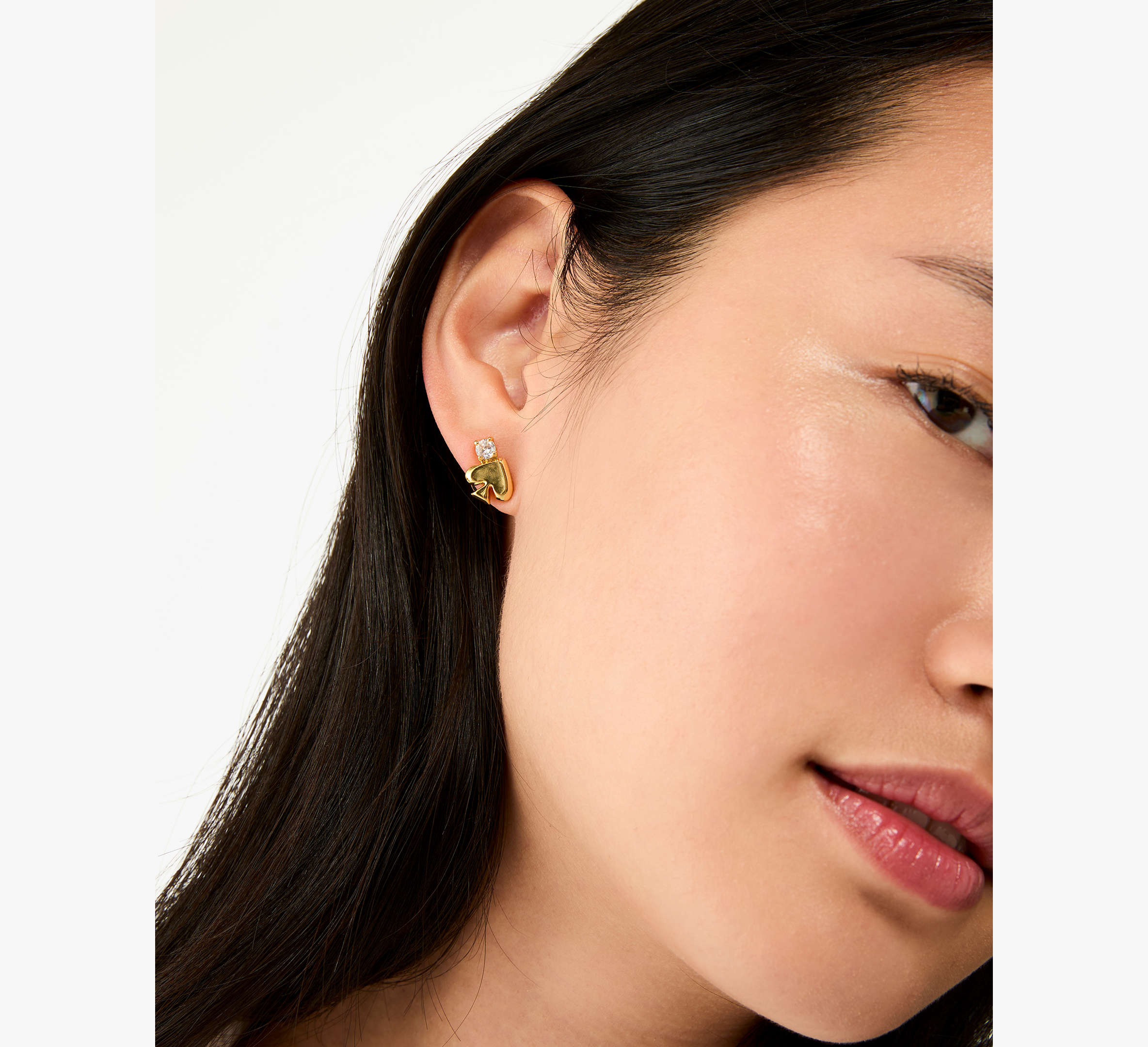 Everyday Spade Stone Studs