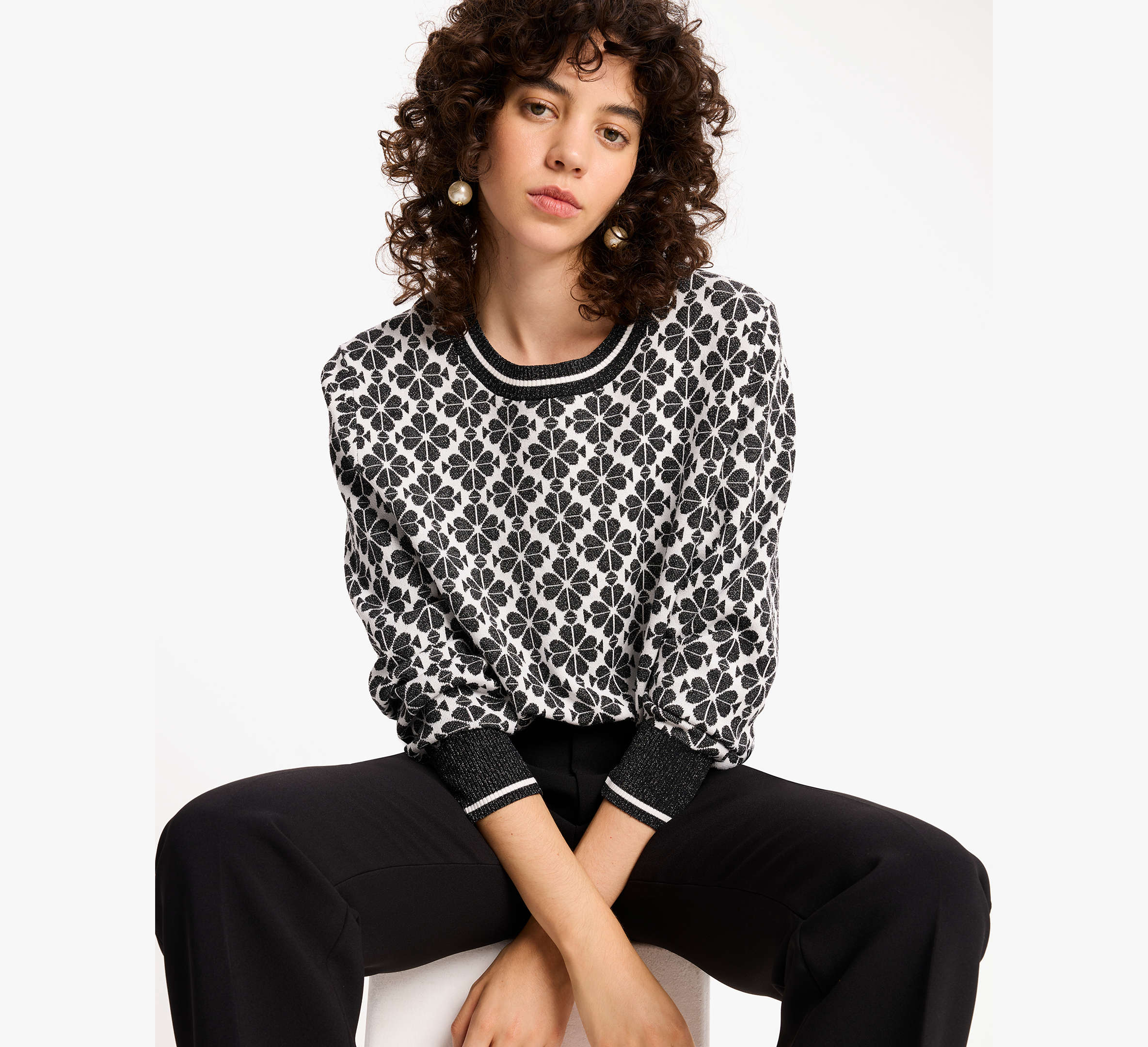 Spade Flower Sweater