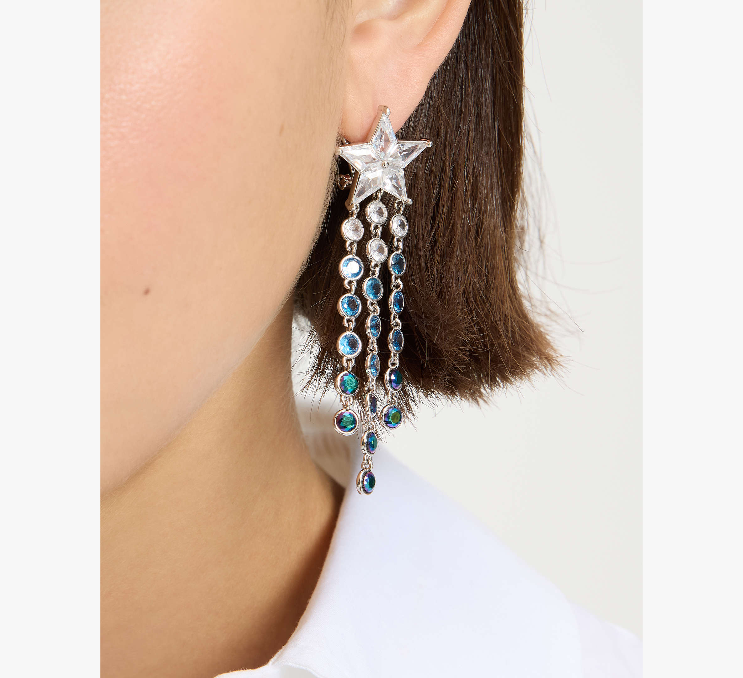Cosmos Star Fringe Earrings