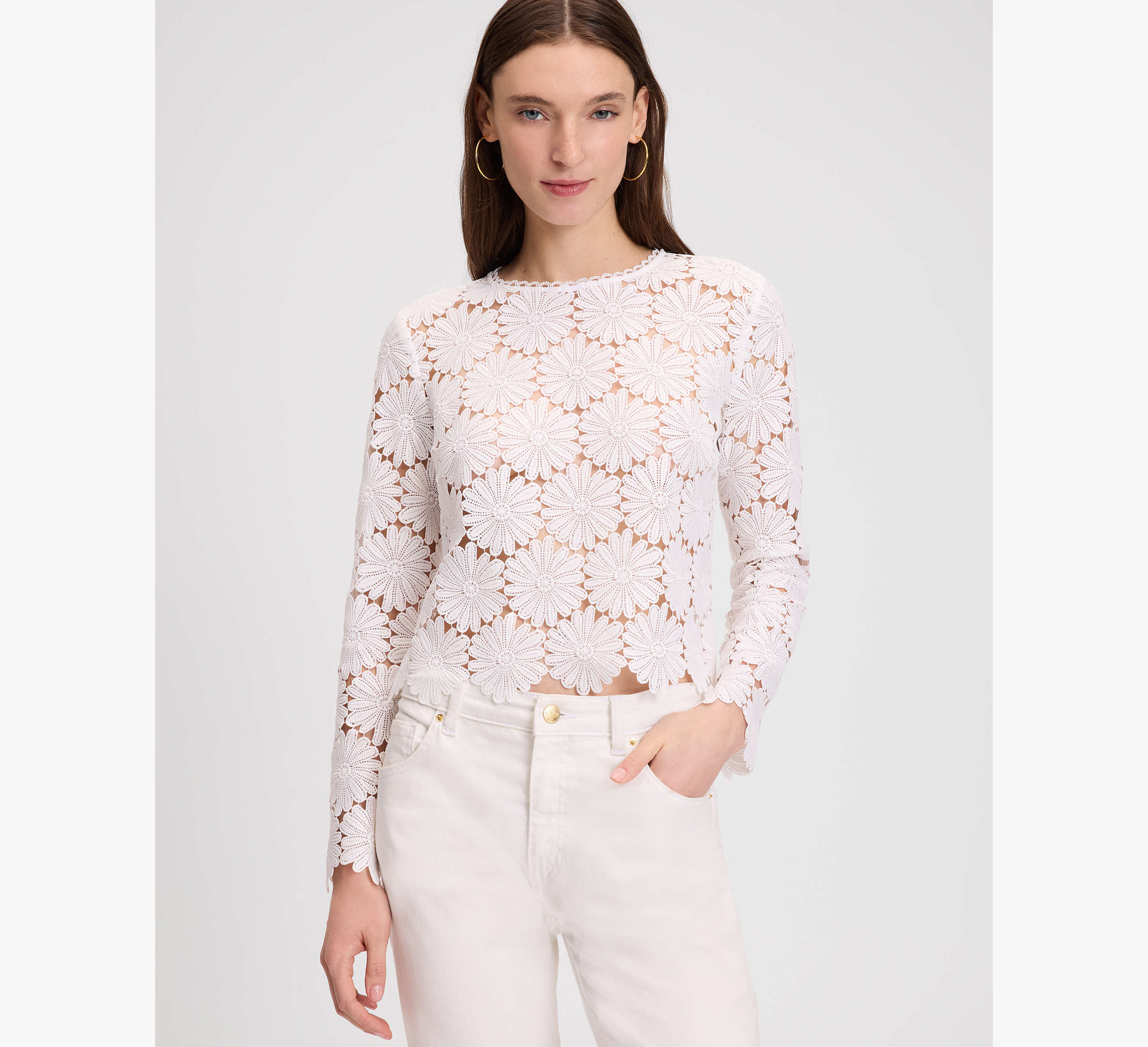 Daisy Lace Top