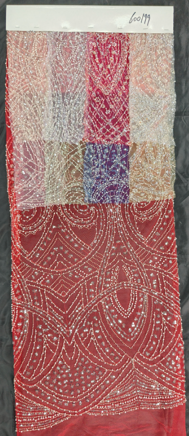 600199 Broderie de perles et de tubes à double perles + monoplace