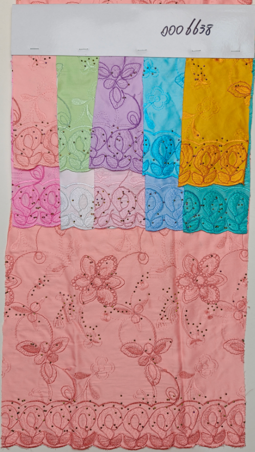 0006638 Corde torsadée à chevrons + strass