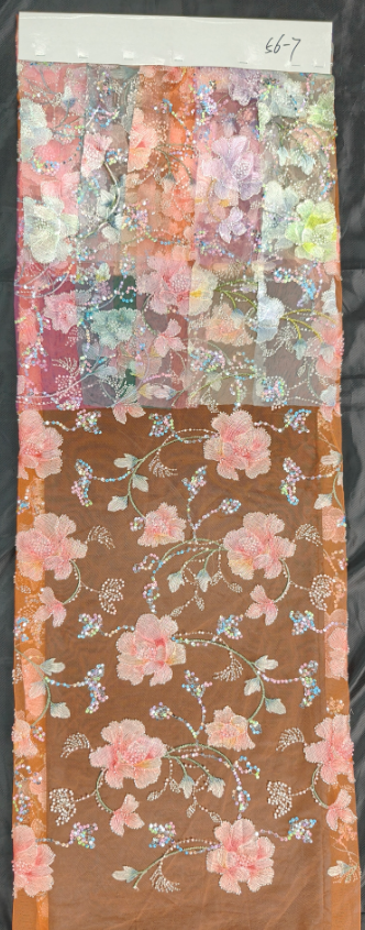 56-7 Broderie de perles et de tubes à double perles monoplace + impression positionnelle