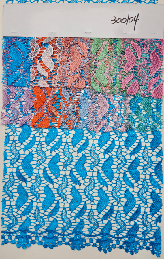 300104 guipure unique crystal