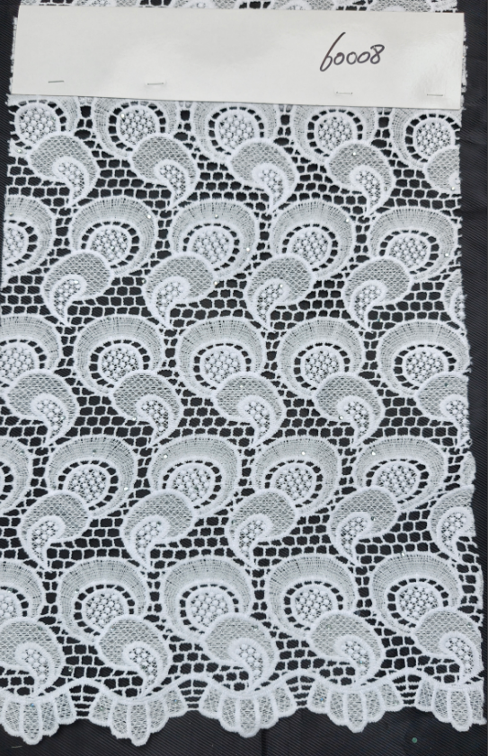 60008 Microfibre lait blanchie et strass