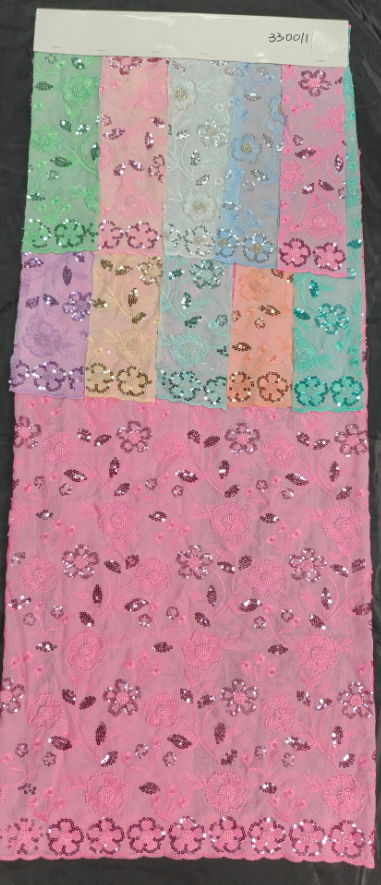 330011 chiffon unique perlage