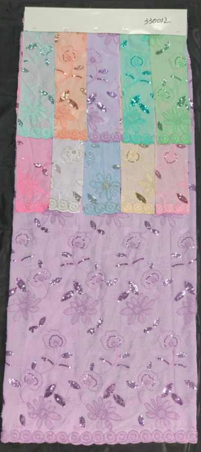 330012 chiffon unique perlage