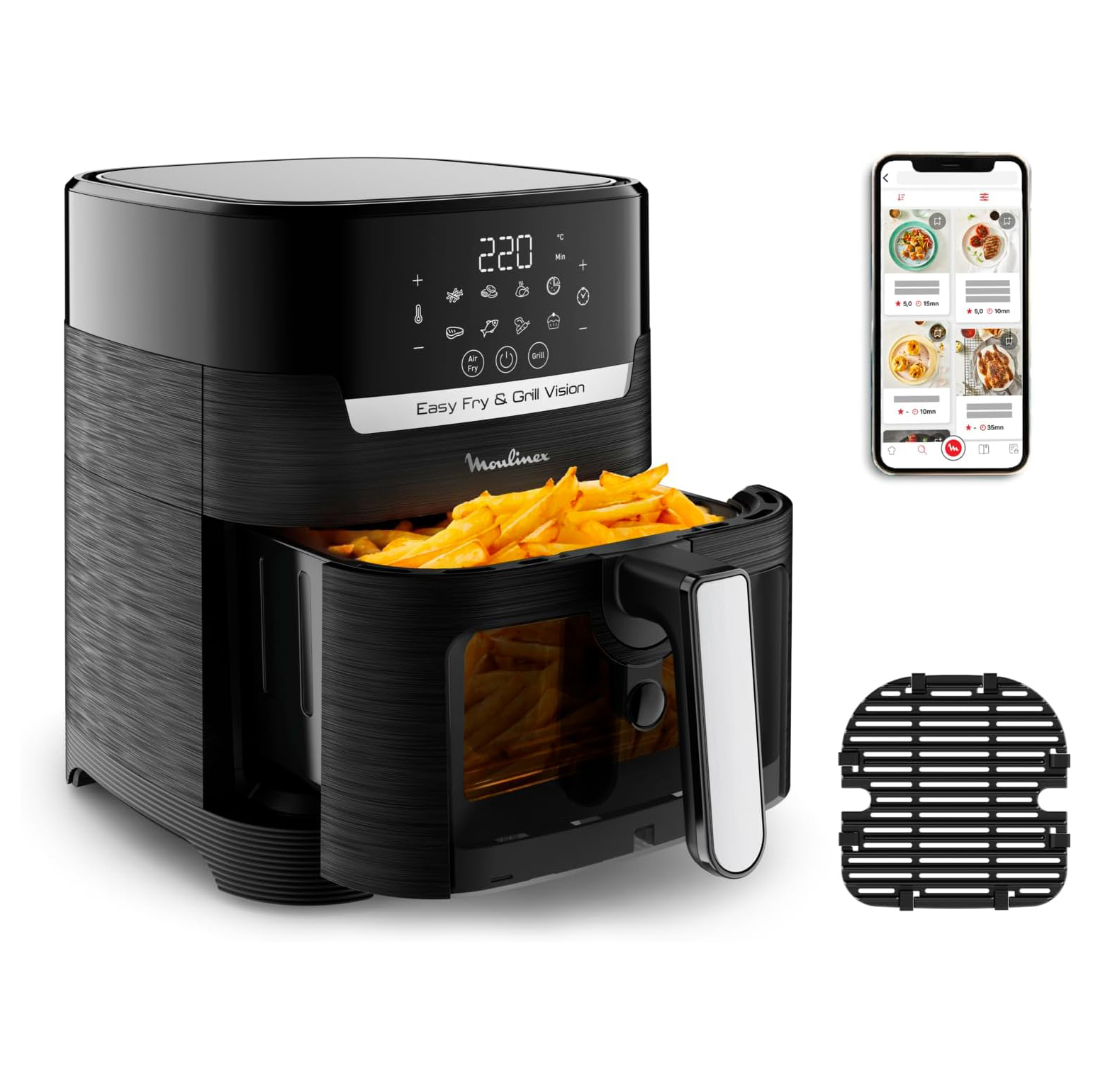 Moulinex Friteuse sans huile + Gril