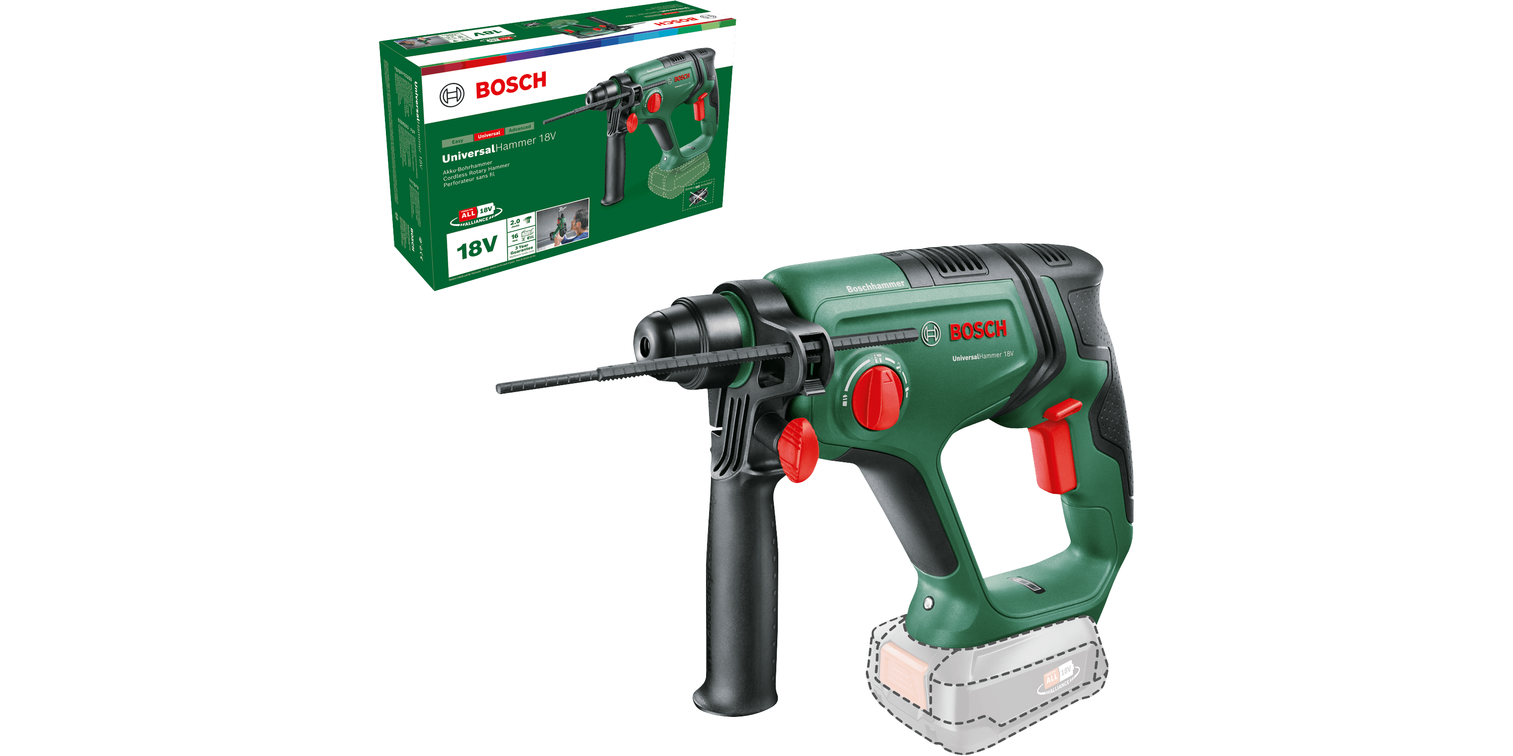 UniversalHammer 18V - Without battery | Without charger