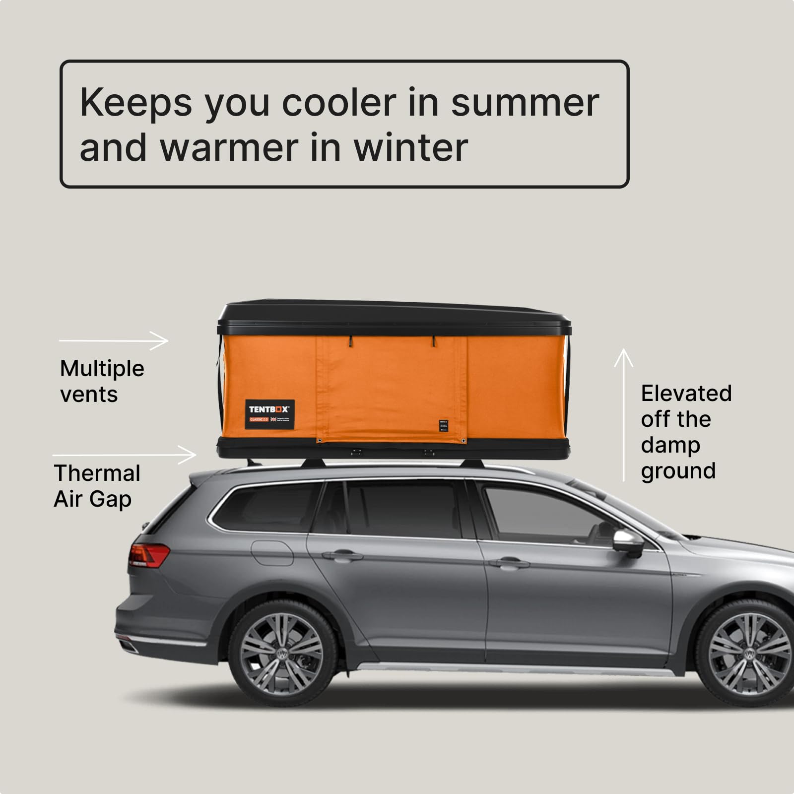 TentBox Classic Car Roof Top Tent