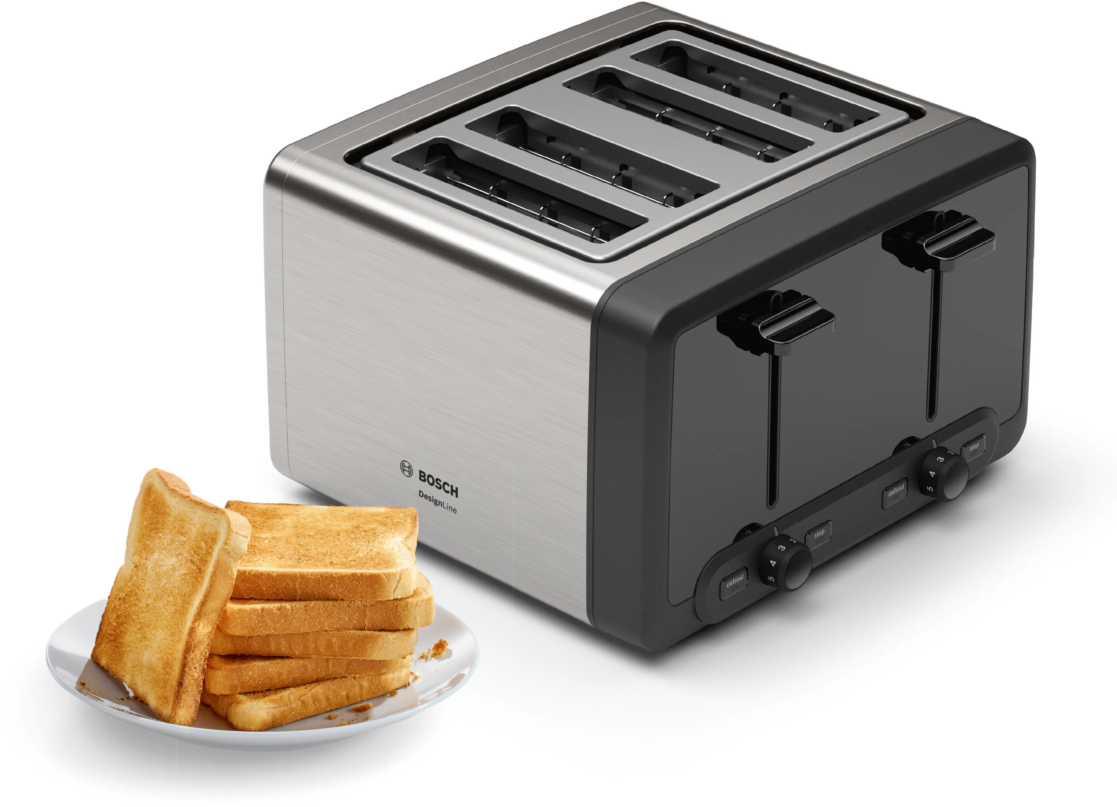 Toaster DesignLine Stainless steel