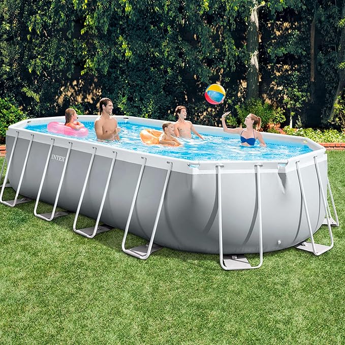 Intex 26798NP – Intex Prism Frame Oval Detachable Pool 610 x 305 x 122 cm with Filter
