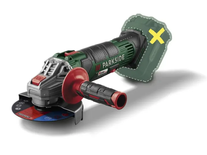 PARKSIDE® PWSA 20-Li F4 Cordless Angle Grinder, 20 V