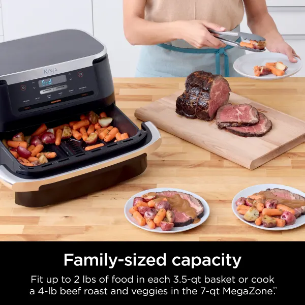 Ninja® Foodi® FlexBasket™ Air Fryer with 7qt MegaZone™