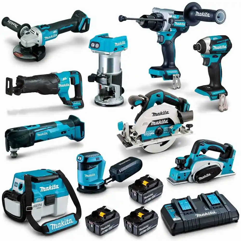 Makita 18V Brushless 10pcs 3 X 5.0AH Combo Kit DLX1030PT
