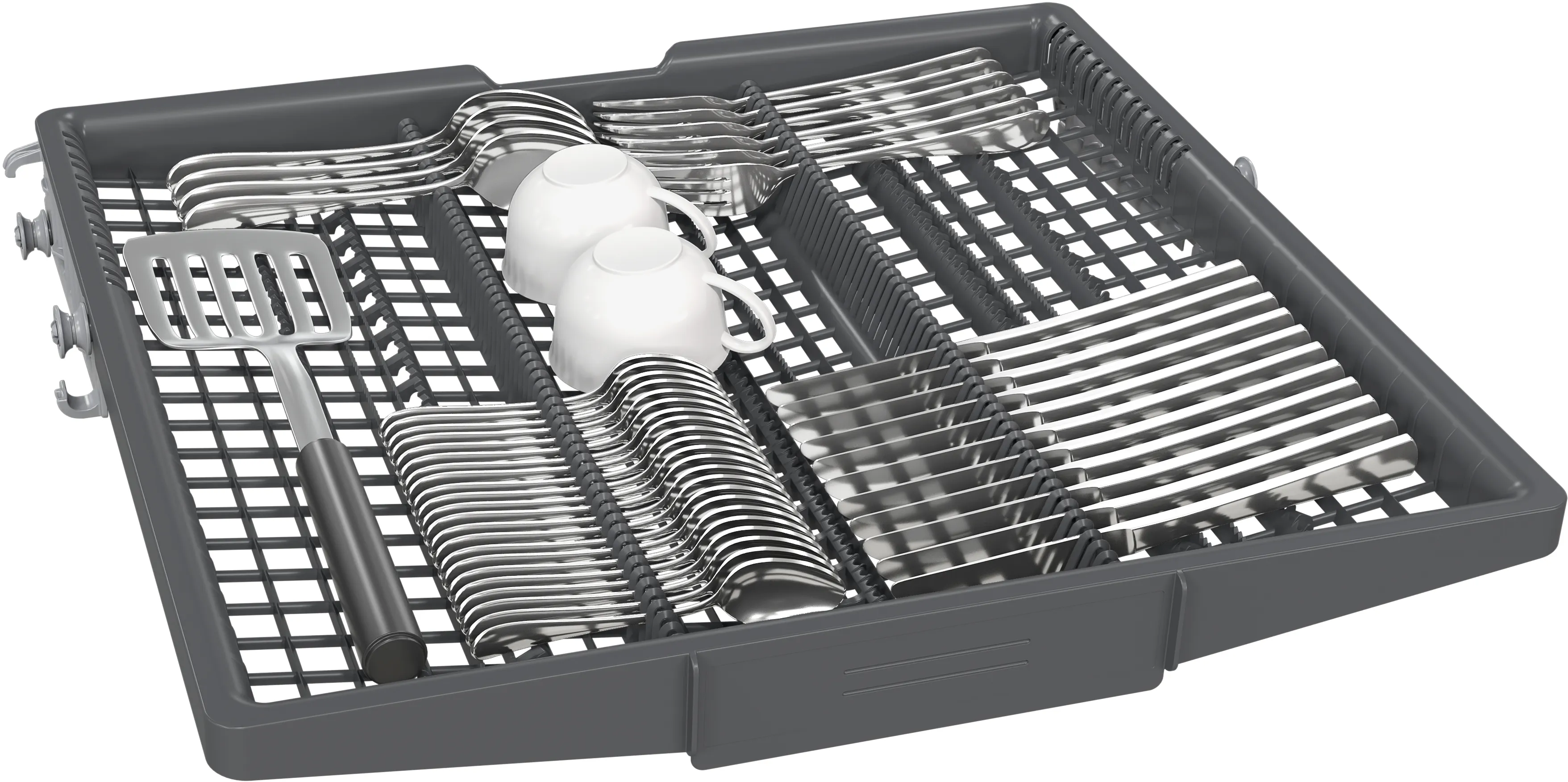 SIEMENS SN23EC14CG iQ300 Free-standing dishwasher 60 cm Brushed black steel anti-fingerprint