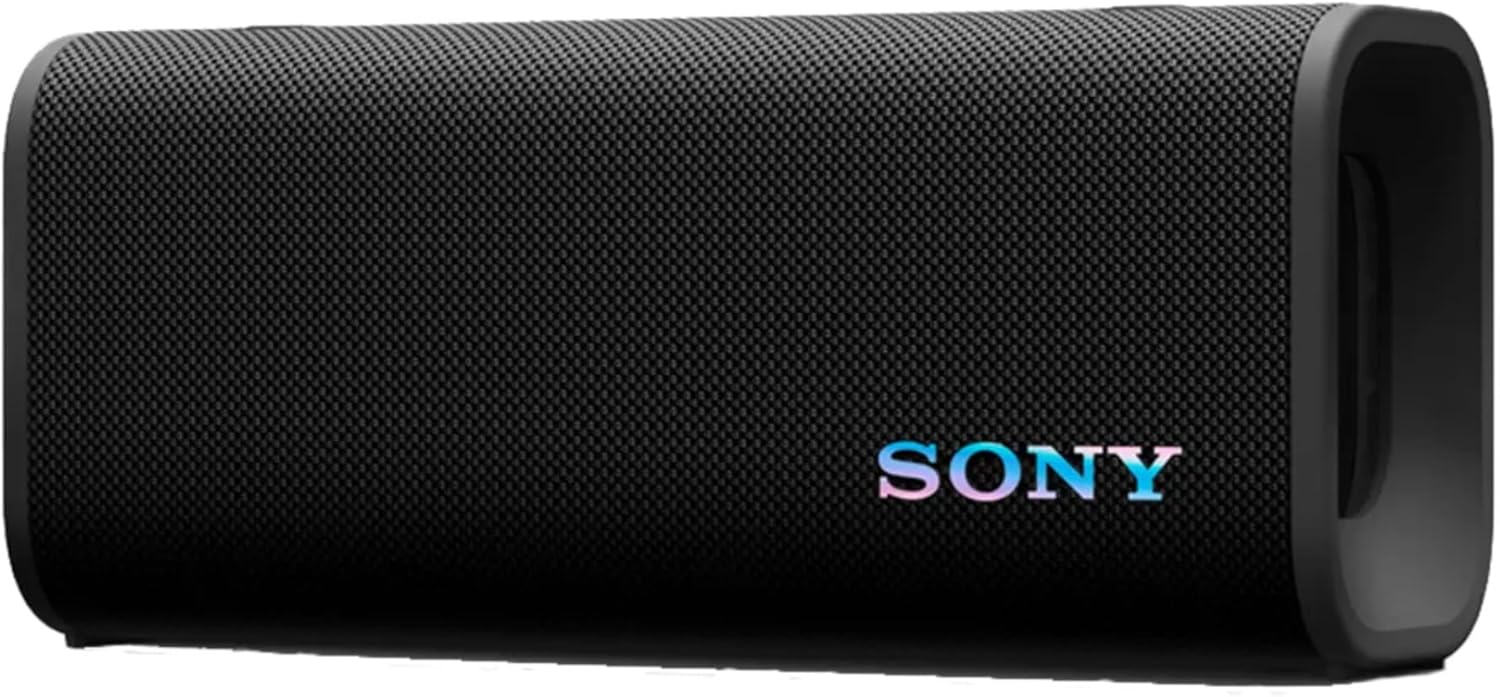 SONY ULT Field 3 Portable Wireless Speaker 2-Way Active Design (Black) Bundle with Hard Travel Case (Black)