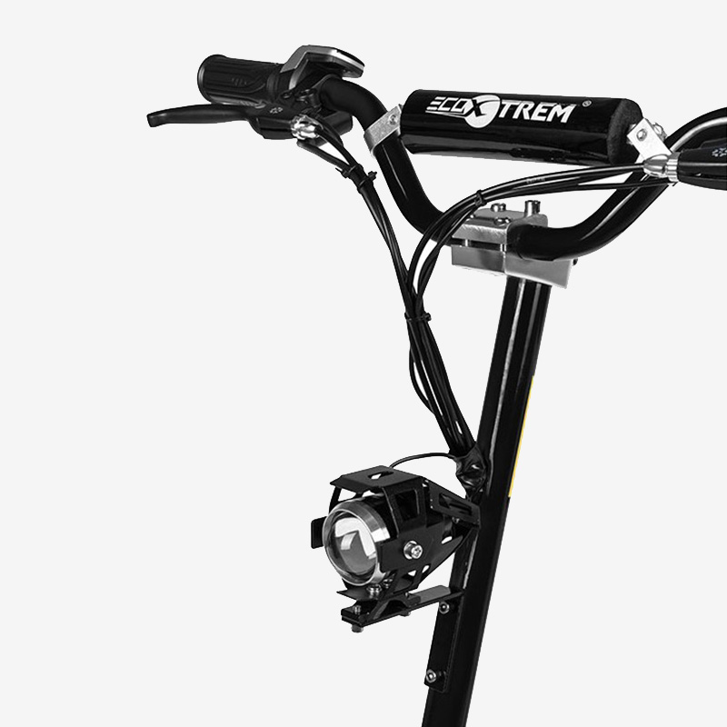 PATINETE ELÉCTRICO RENTON 1200W, PLEGABLE Y CON SILLÍN, COLOR NEGRO