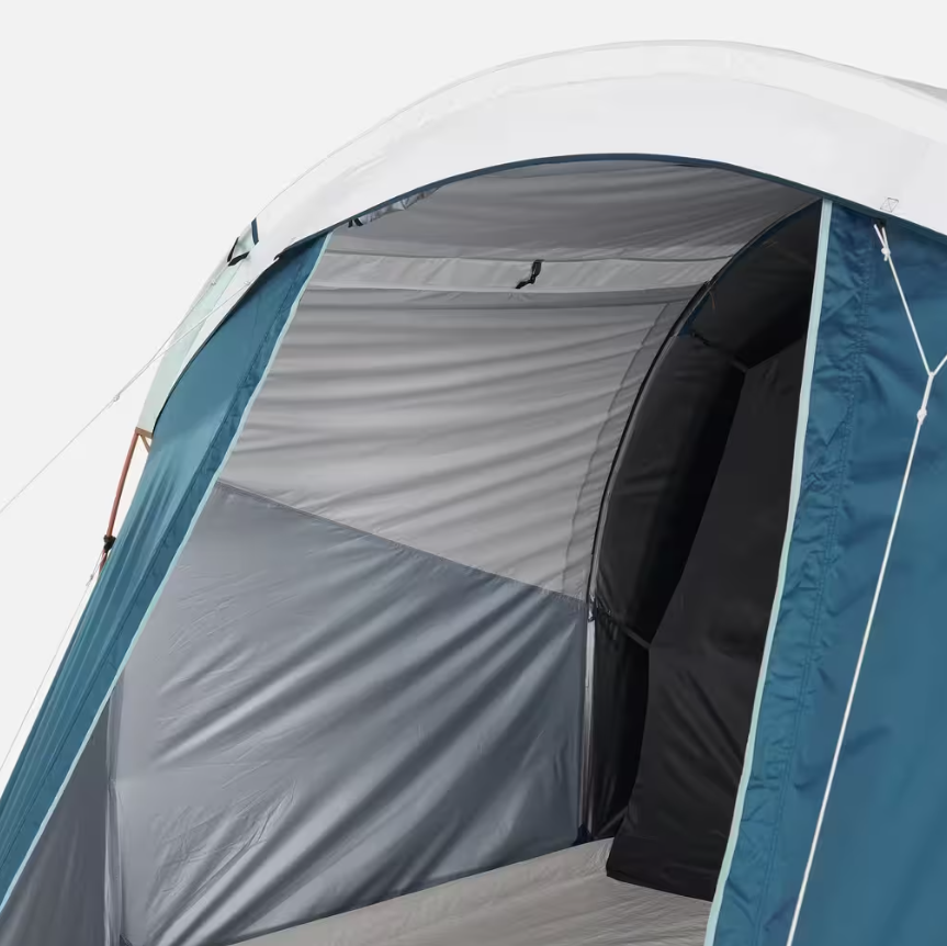 Camping Tent with Poles Arpenaz 4.1 F&B 4 Persons 1 Bedroom
