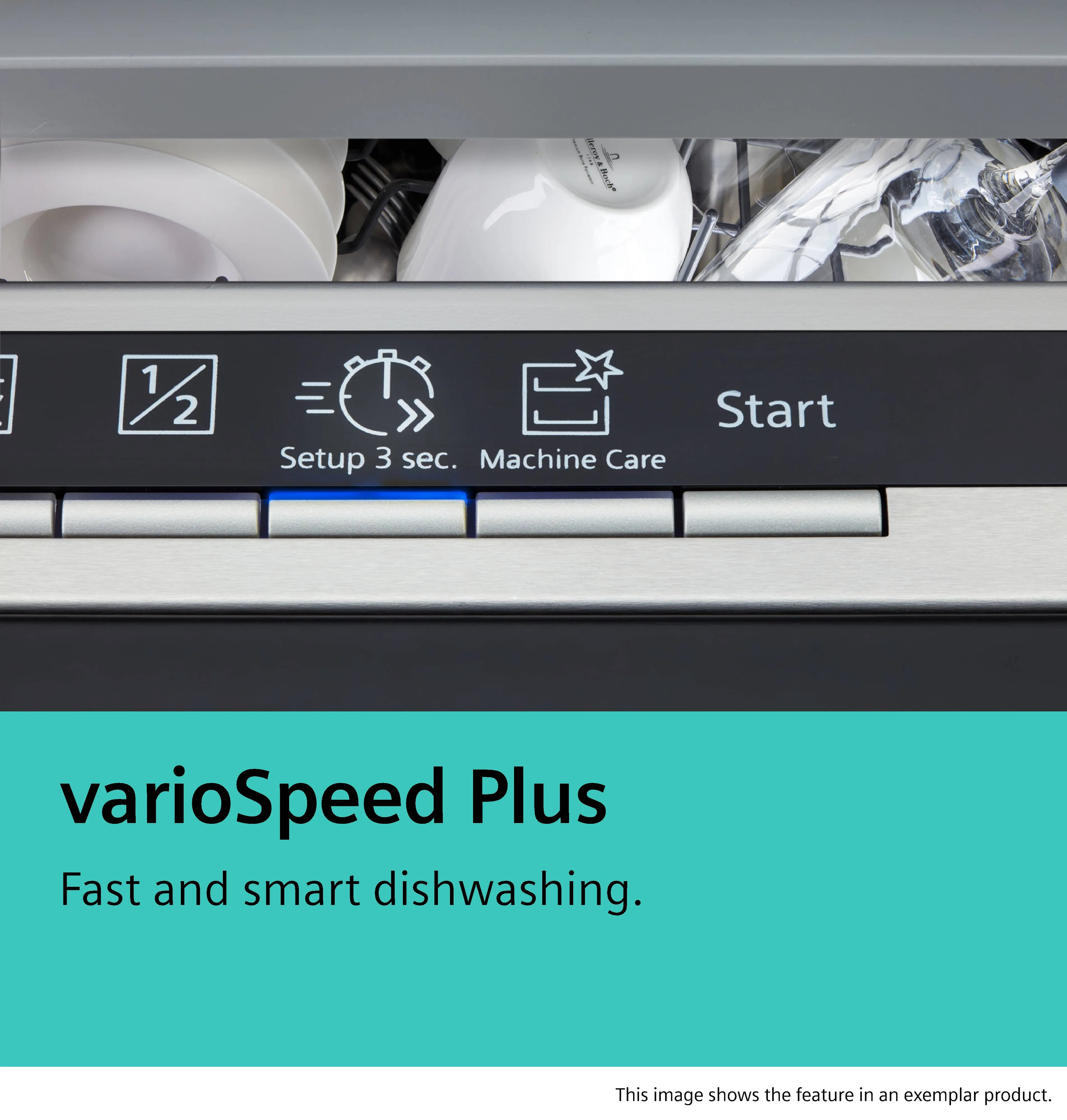 SIEMENS SN23EC03ME iQ300 Free-standing dishwasher 60 cm Brushed black steel anti-fingerprint