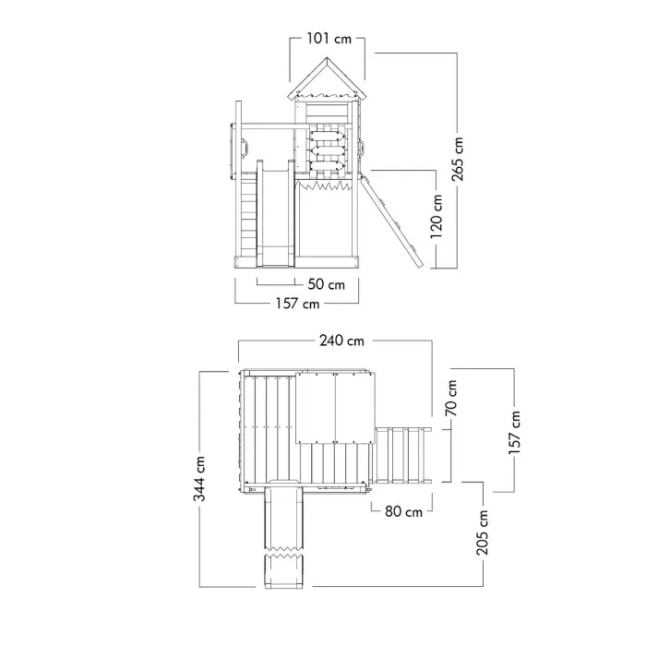 Tower playhouse Wickey Smart Life