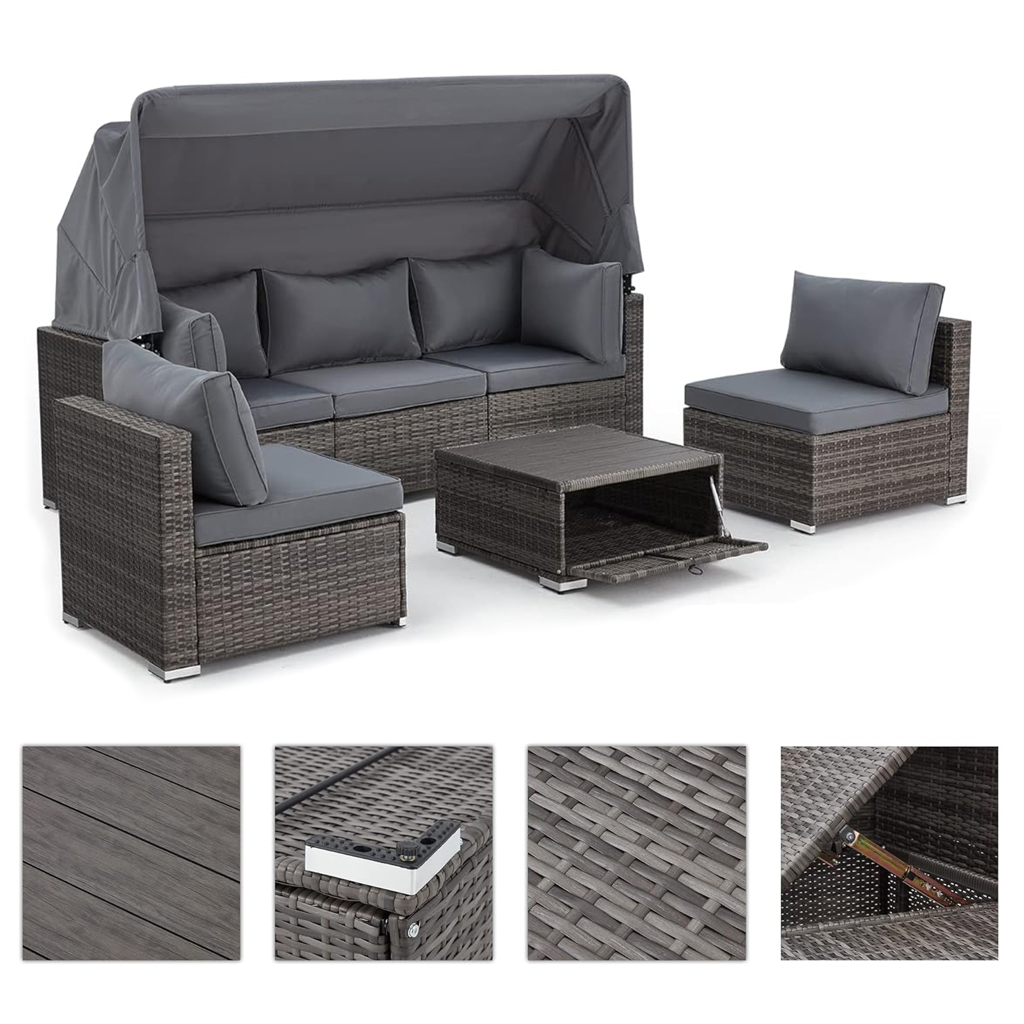 Royal Botania 6-Piece Patio Furniture Set