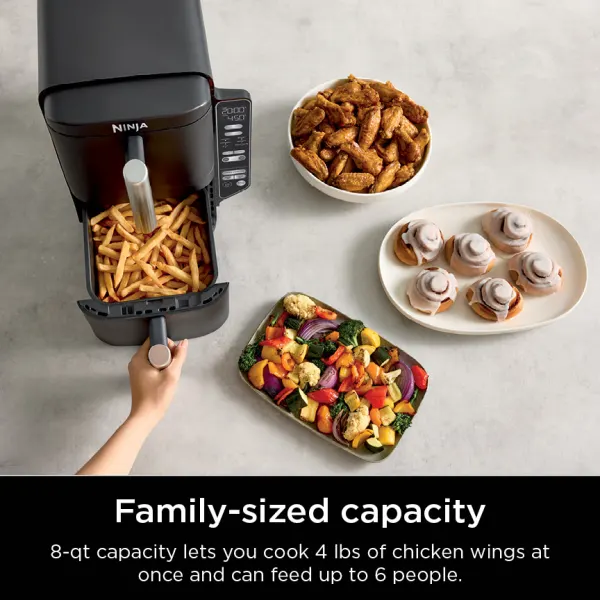 Ninja® DoubleStack™ 8 QT & 2-Basket Air Fryer