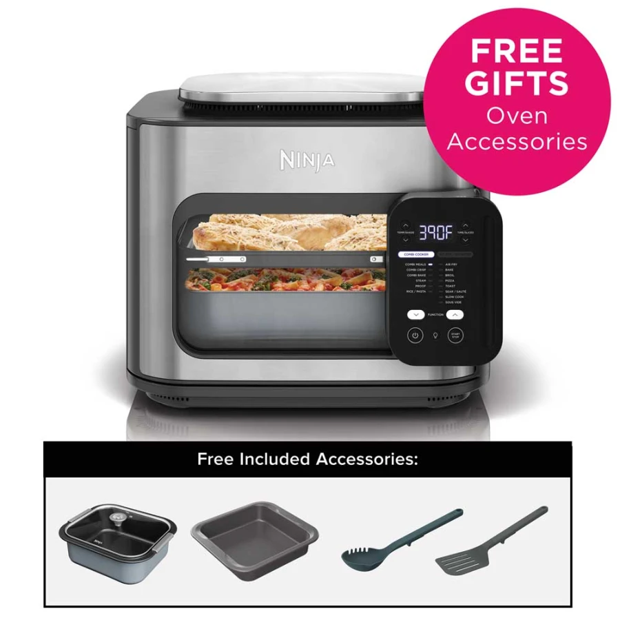 Ninja Combi™ All-in-One Multicooker, Oven, and Air Fryer Bundle