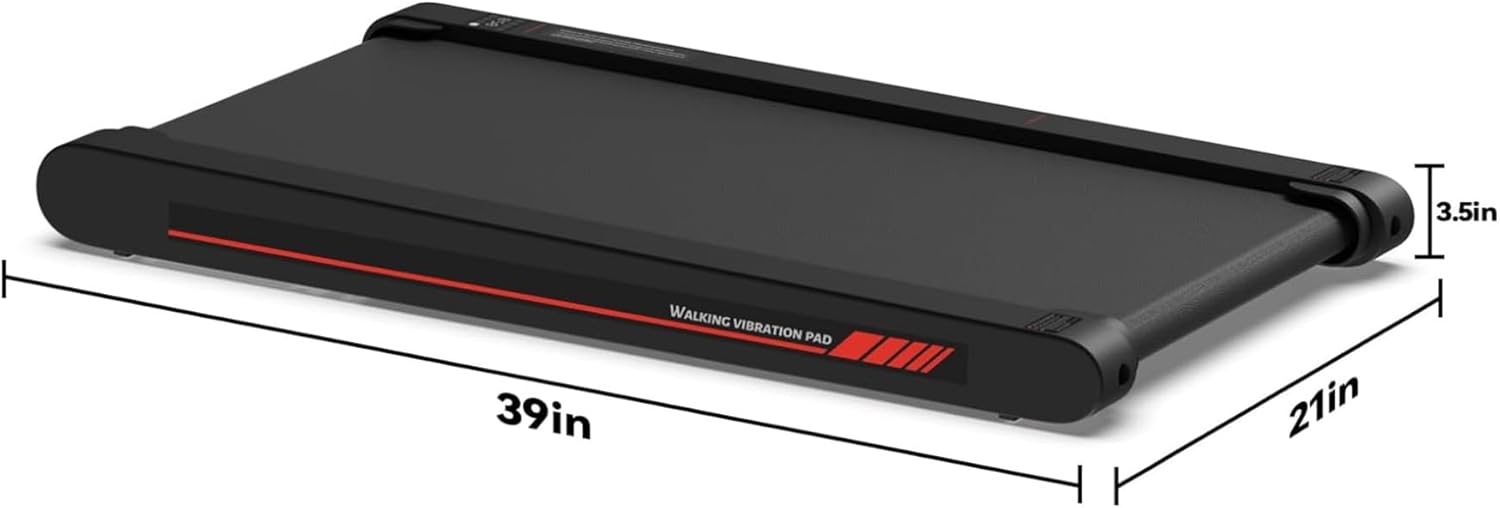 Sperax Walking Vibration Pad with APP, 3 in 1 Under Desk Treadmill, 2.5HP Low Noise Walking Treadmil