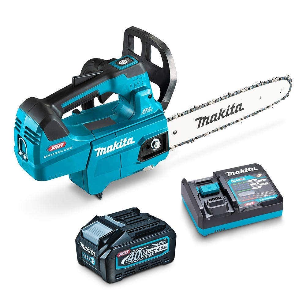 MAKITA 40V Max Brushless 300mm 1 x 4.0Ah Top Handle Chainsaw Kit UC003GM101