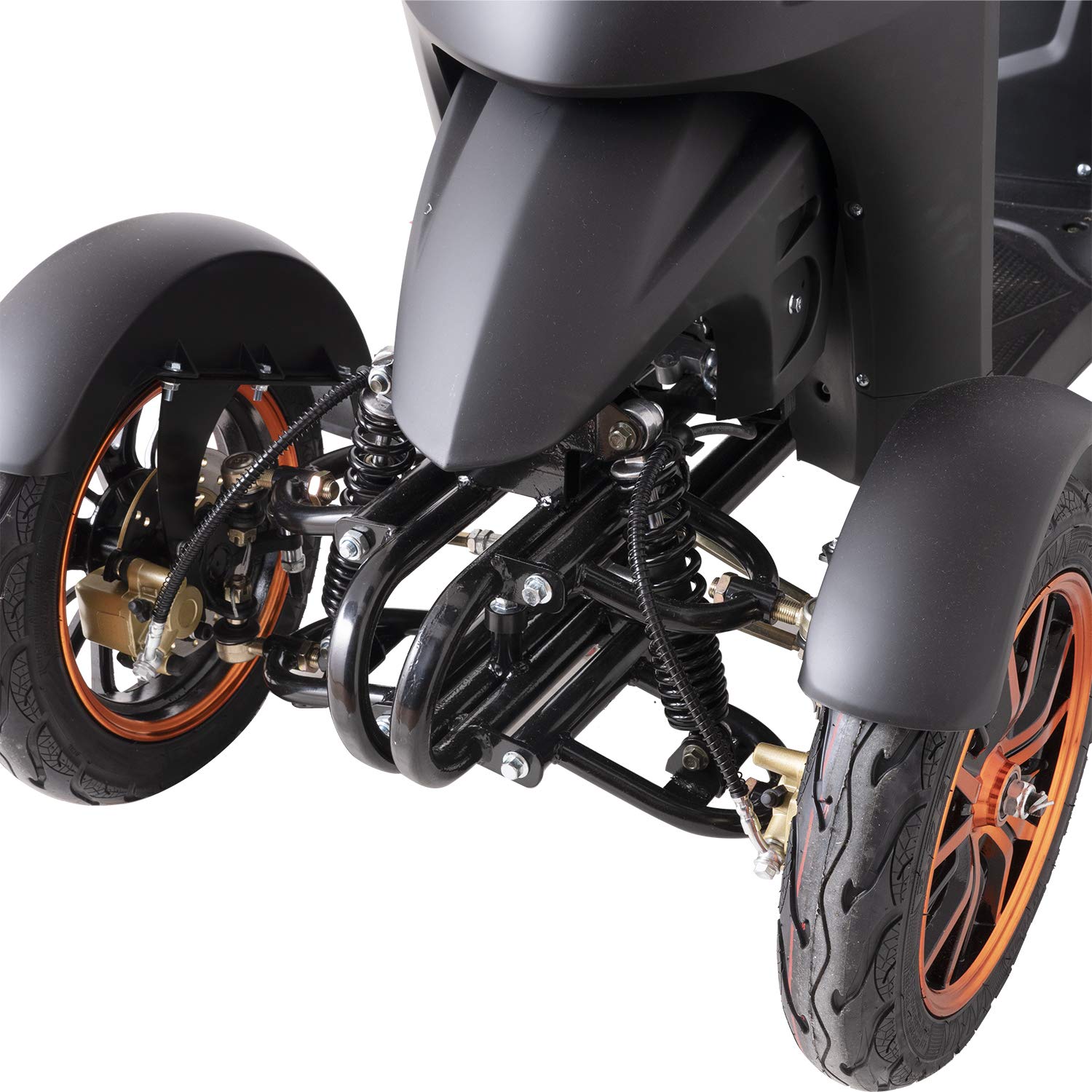 4 Wheeled Matt Black e-Mobility Device