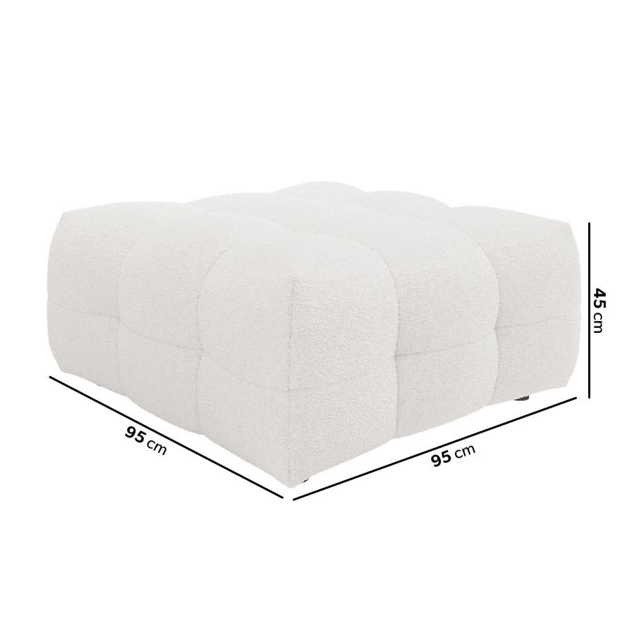 IKEA Cream Boucle 3 Seater Cloud Sofa