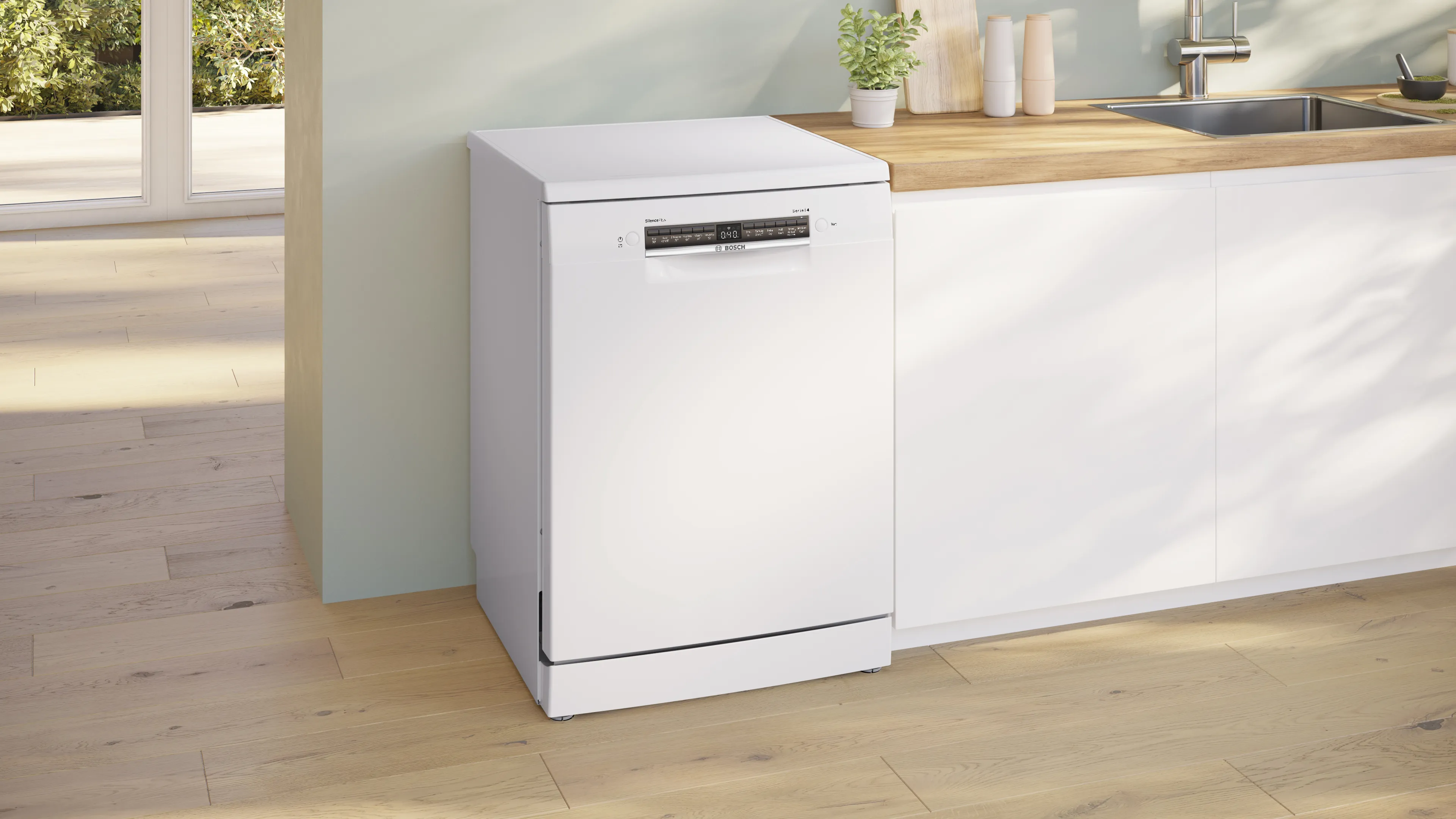 Bosch SMS4EKW06G Series 4 Free-standing dishwasher 60 cm White