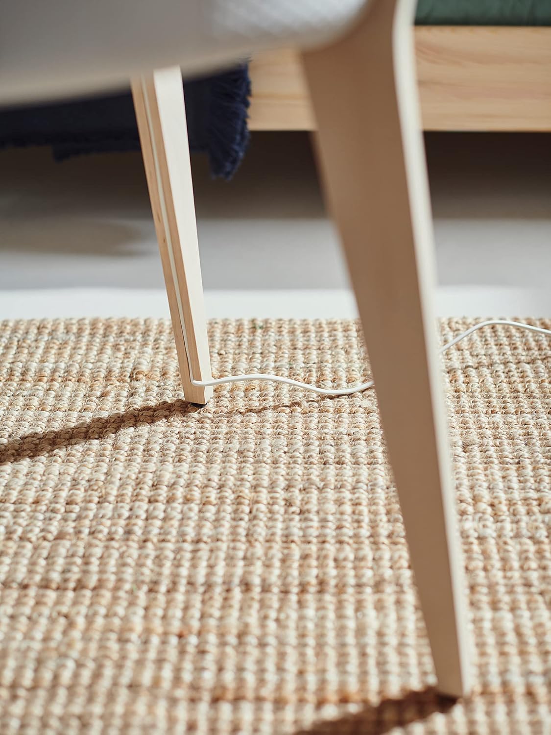 IKEA STARKVIND table with air purifier, stained oak veneer/white