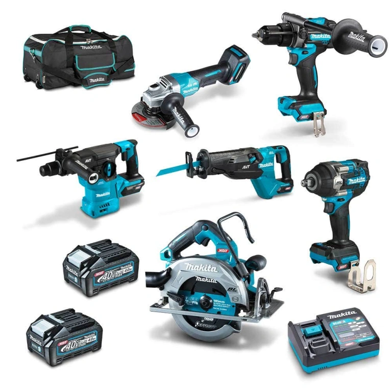 MAKITA 40V Max XGT 6 Piece 2 x 4.0Ah Combo Kit DK0191G601