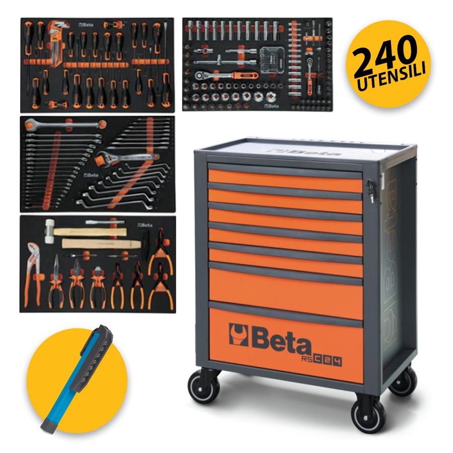 🔥240 Piece Mechanical Set Toolbox