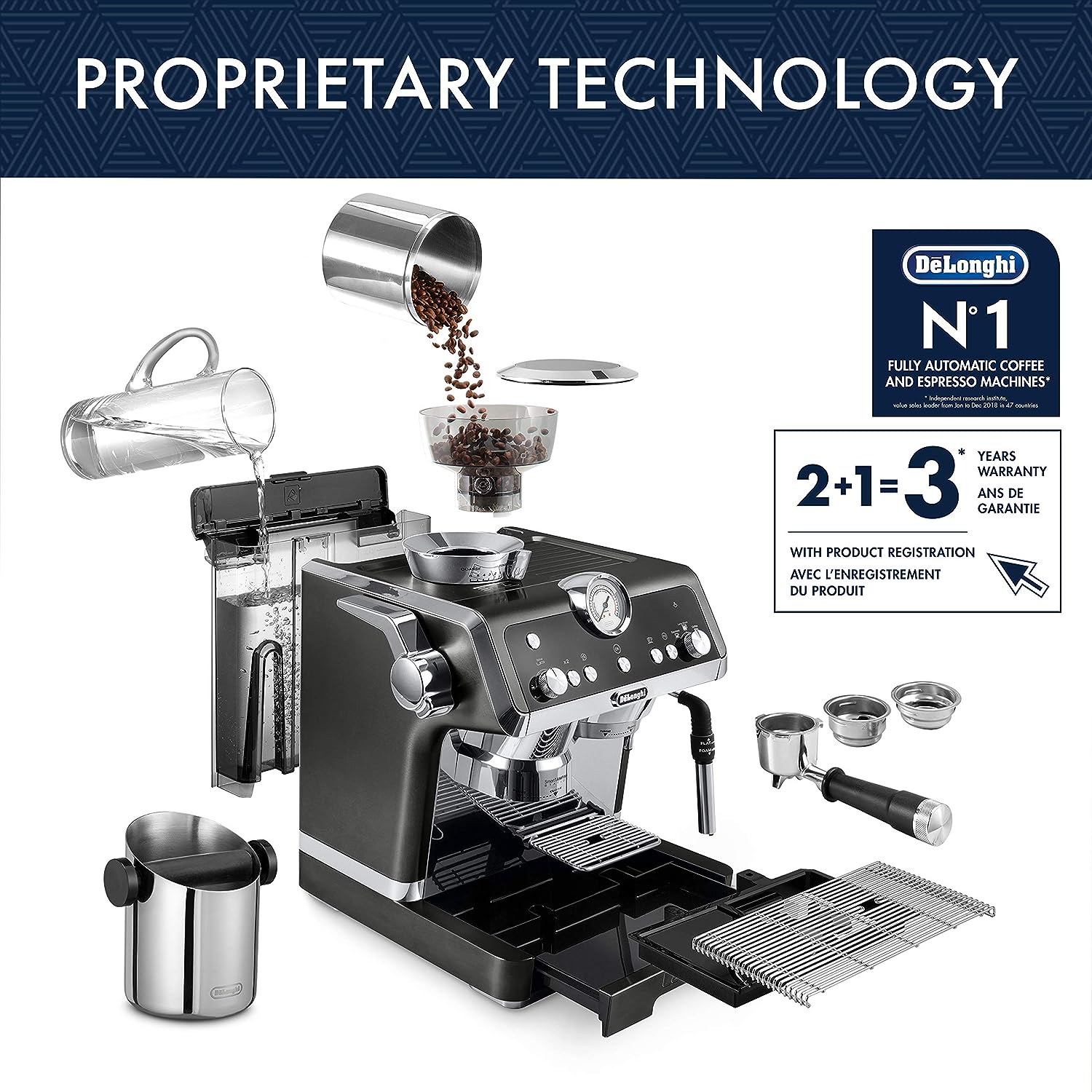 De'Longhi La Specialista Espresso Machine with Sensor Grinder