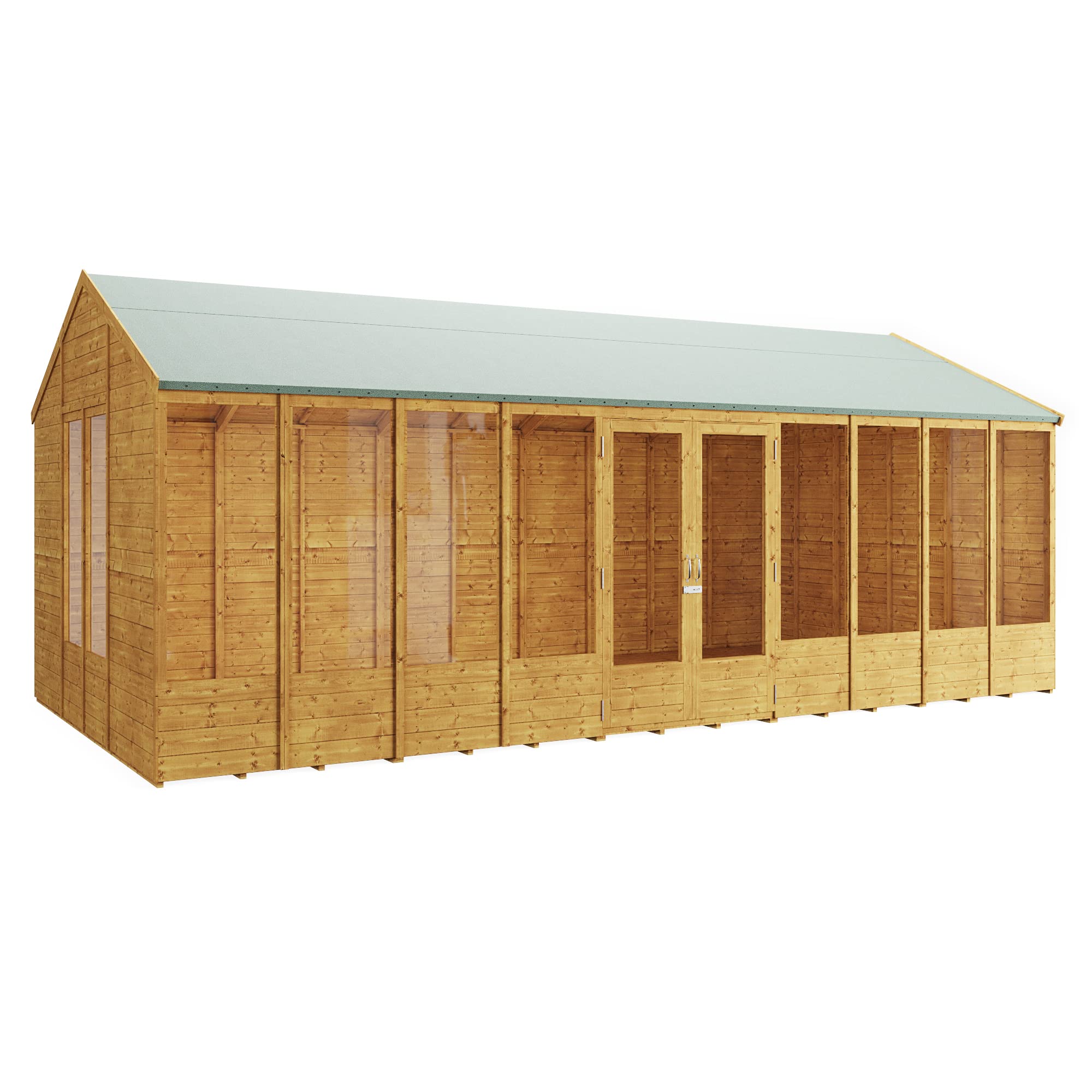 BillyOh Petra 20x10 Reverse Apex Summer House Shed