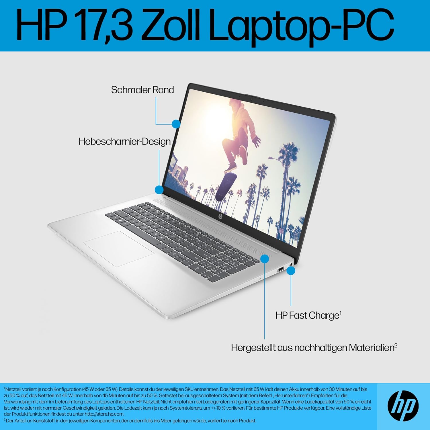 HP Laptop 17 with Intel Core i7-1355U