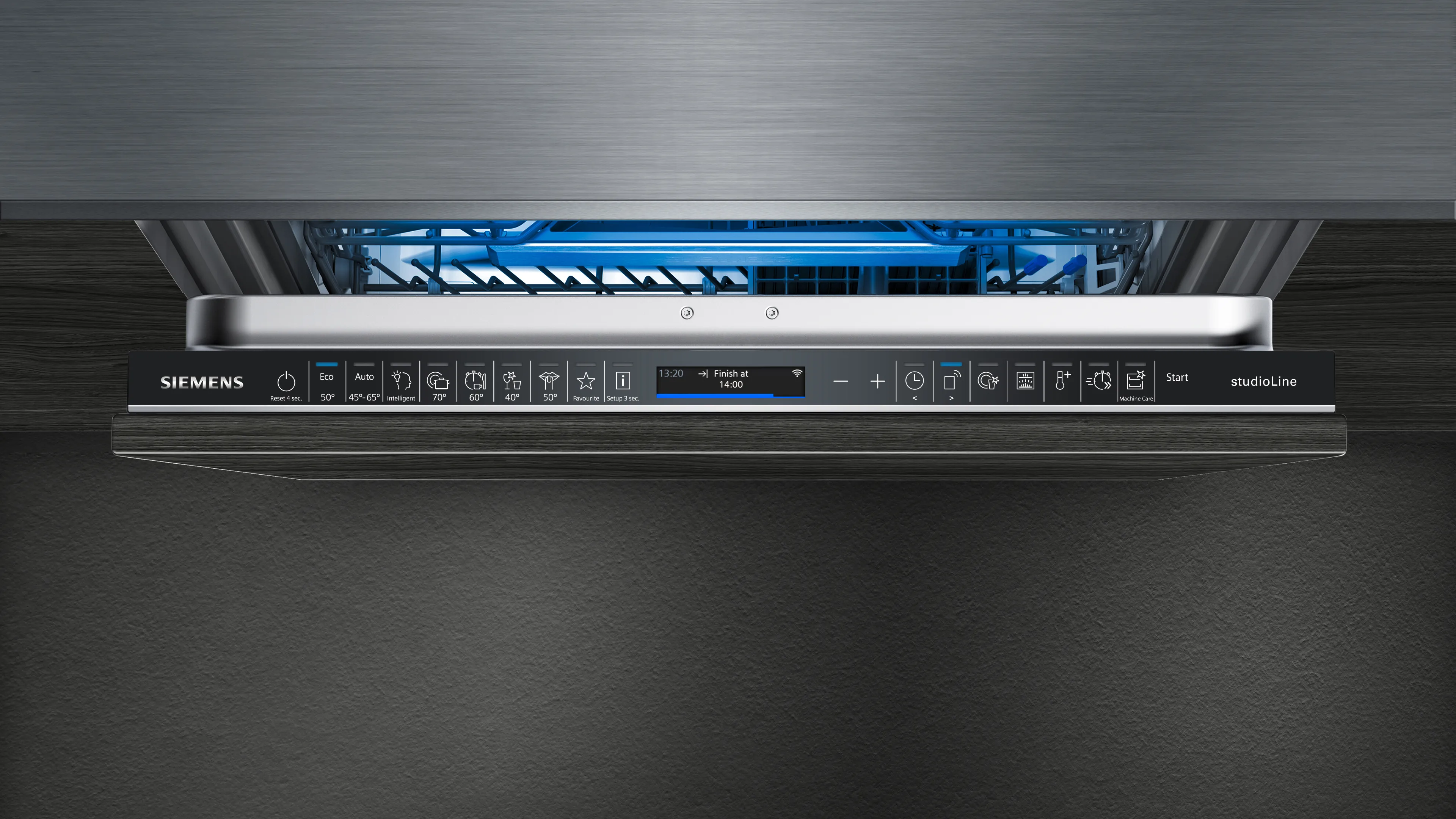 SIEMENS SX87Y801BE iQ700 Fully-integrated dishwasher 60 cm XXL