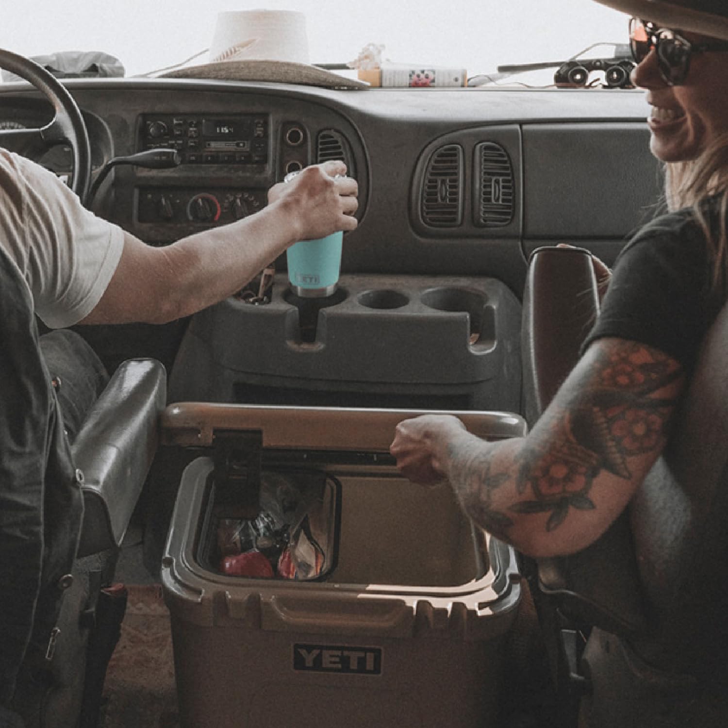 YETI Roadie 24 Cooler Tall enough to chill most bottles of wine and keep the essentials fresh while you take the scenic route.